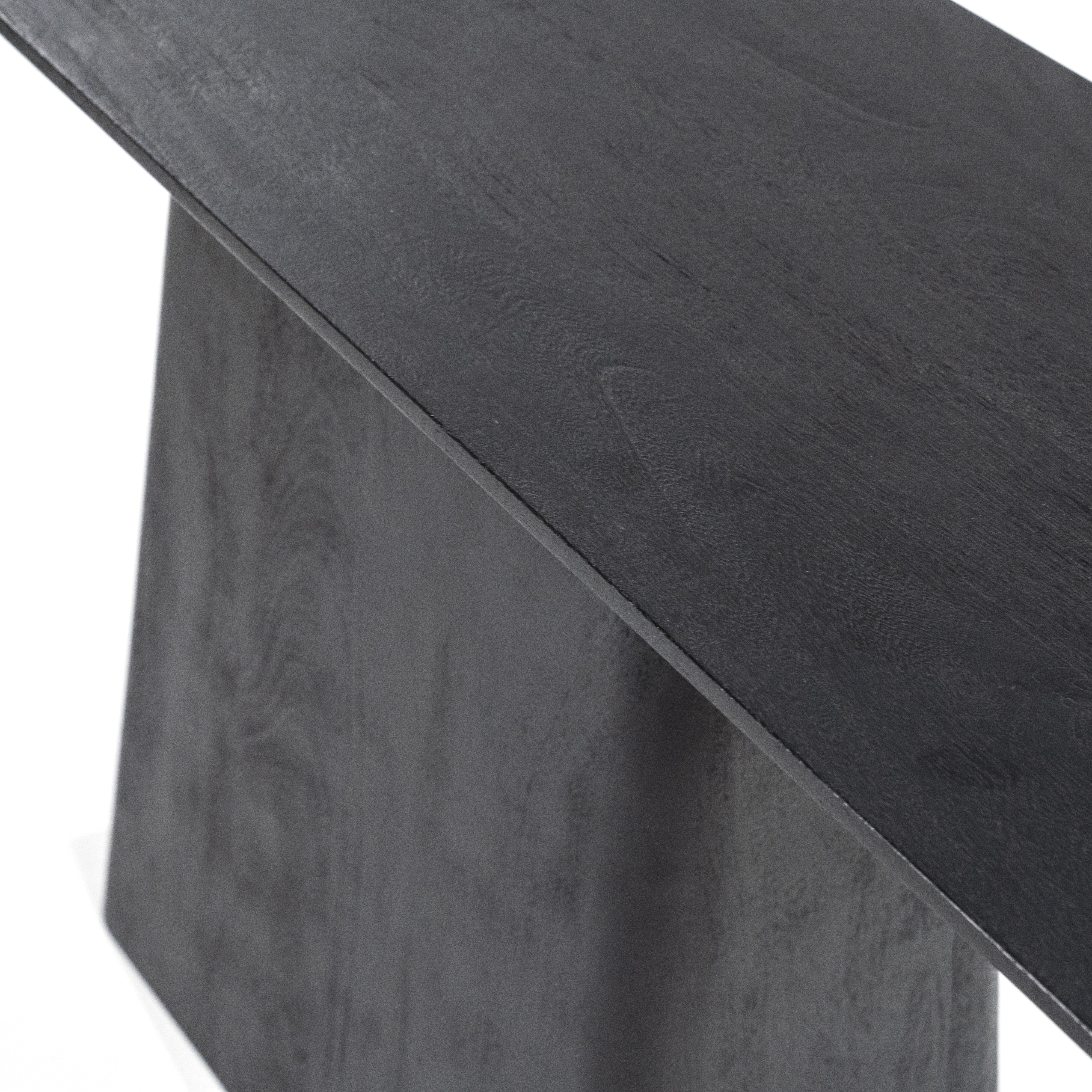 Eleonora Sidetable 'Aron' Mangohout, 180cm, kleur Zwart
