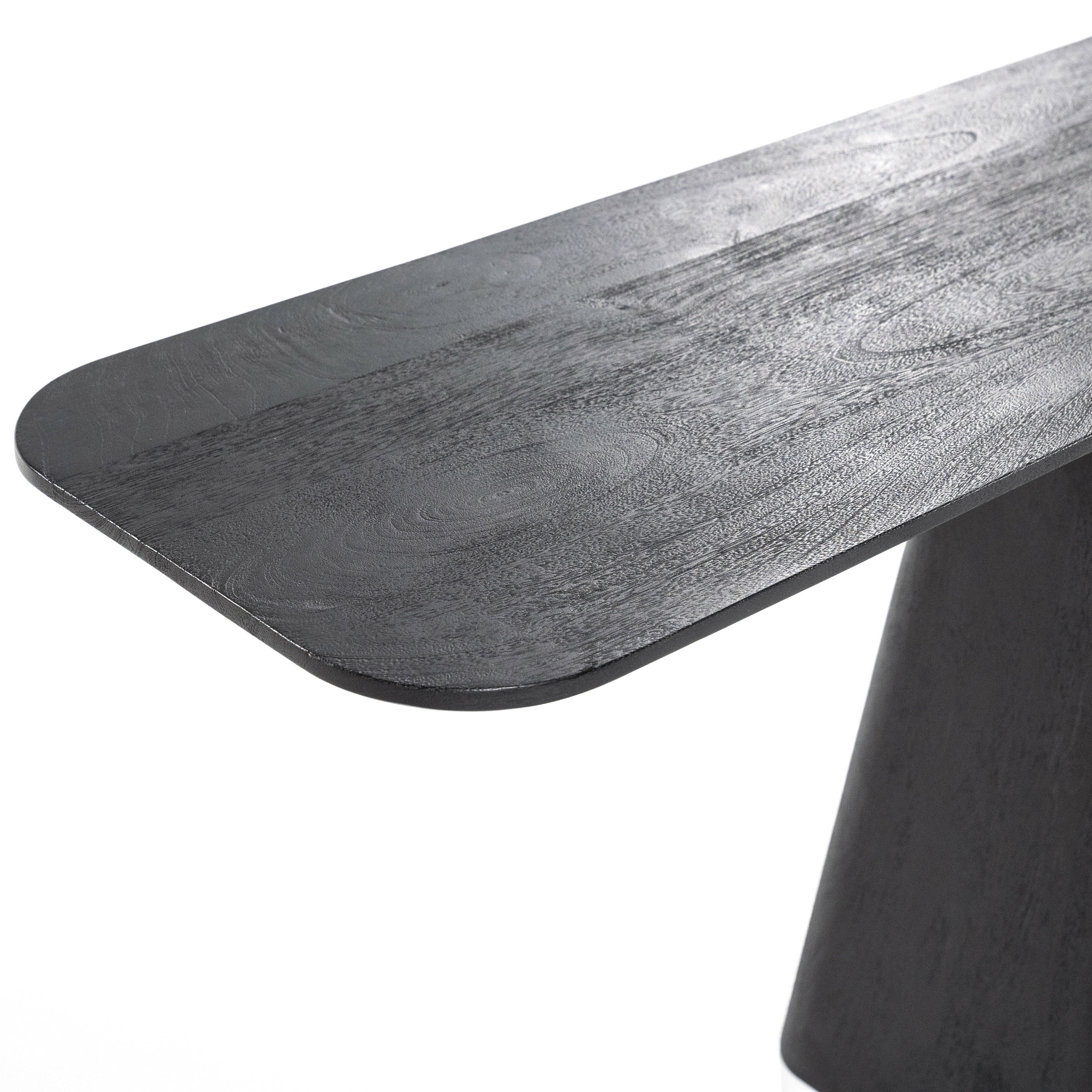 Eleonora Sidetable 'Aron' Mangohout, 180cm, kleur Zwart