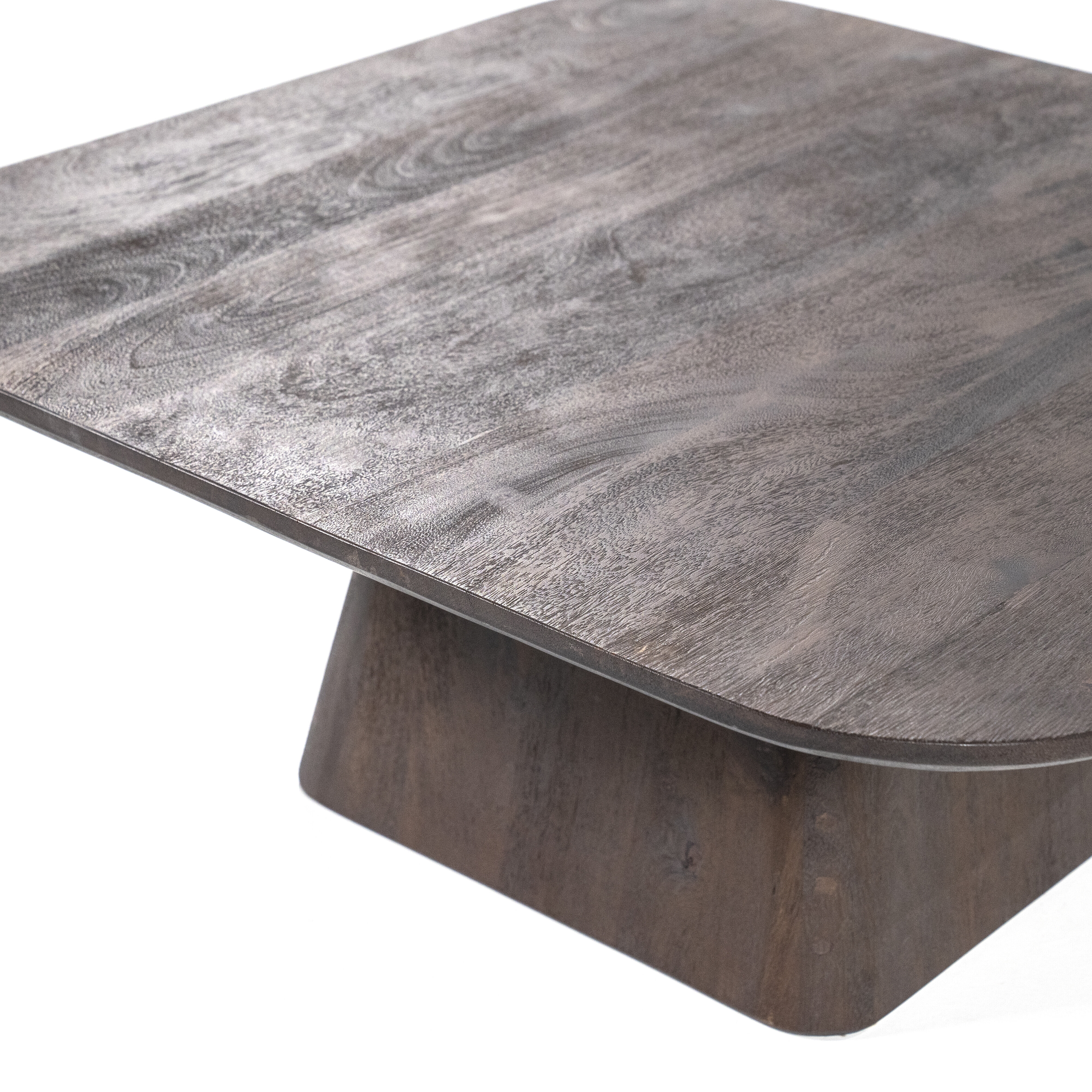 Eleonora Salontafel 'Aron' Mangohout, 80 x 80cm, kleur Bruin