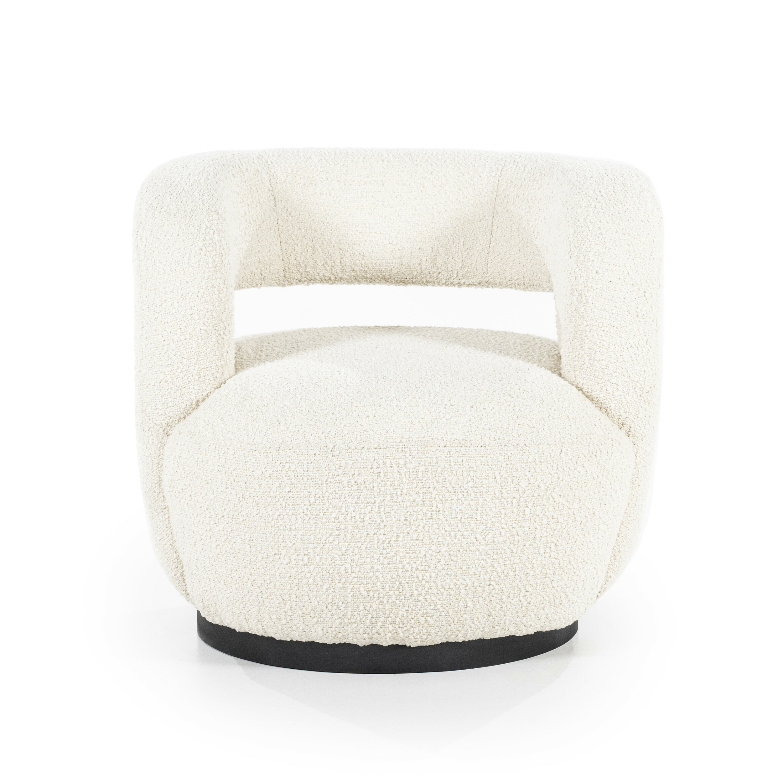 Eleonora Draaifauteuil 'Sharon' Bouclé, kleur Beige