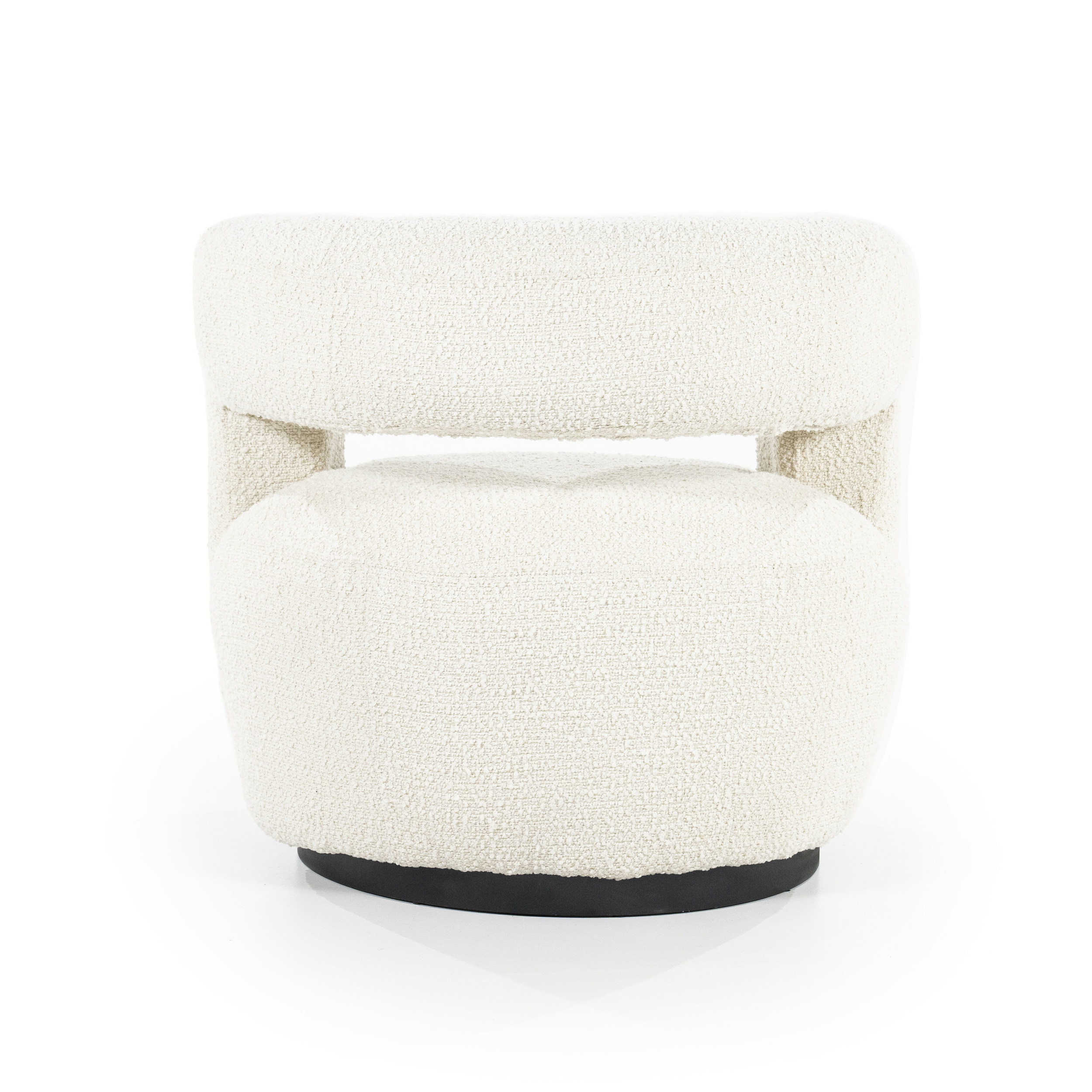 Eleonora Draaifauteuil 'Sharon' Bouclé, kleur Beige