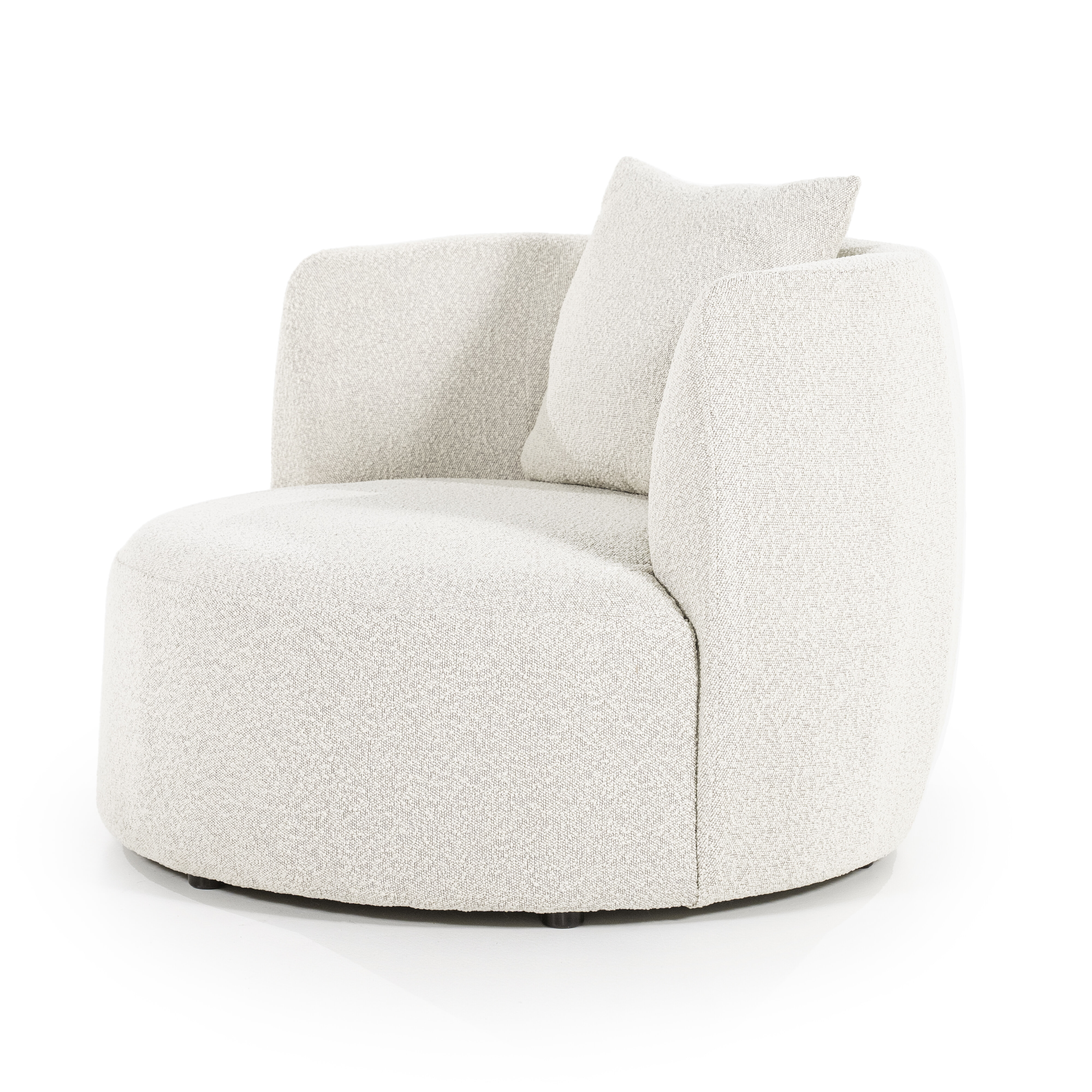 Eleonora Fauteuil 'Louis' Bouclé, kleur Beige