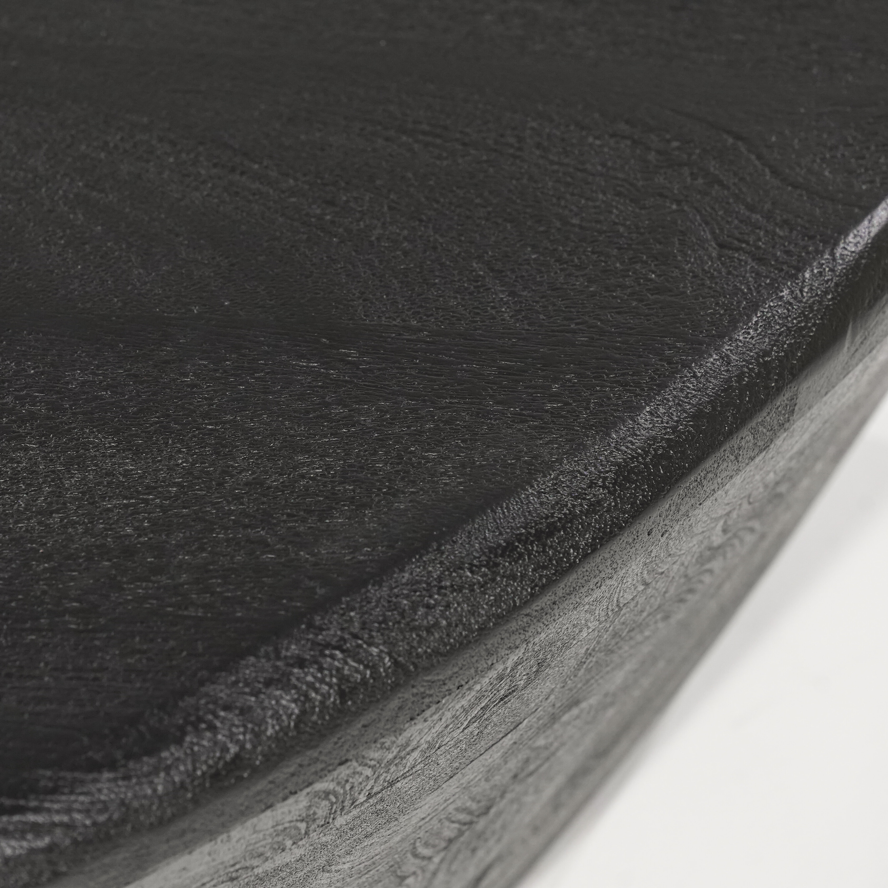 Eleonora Organische Salontafel 'Mila' Mangohout, 107 x 78cm, kleur Zwart
