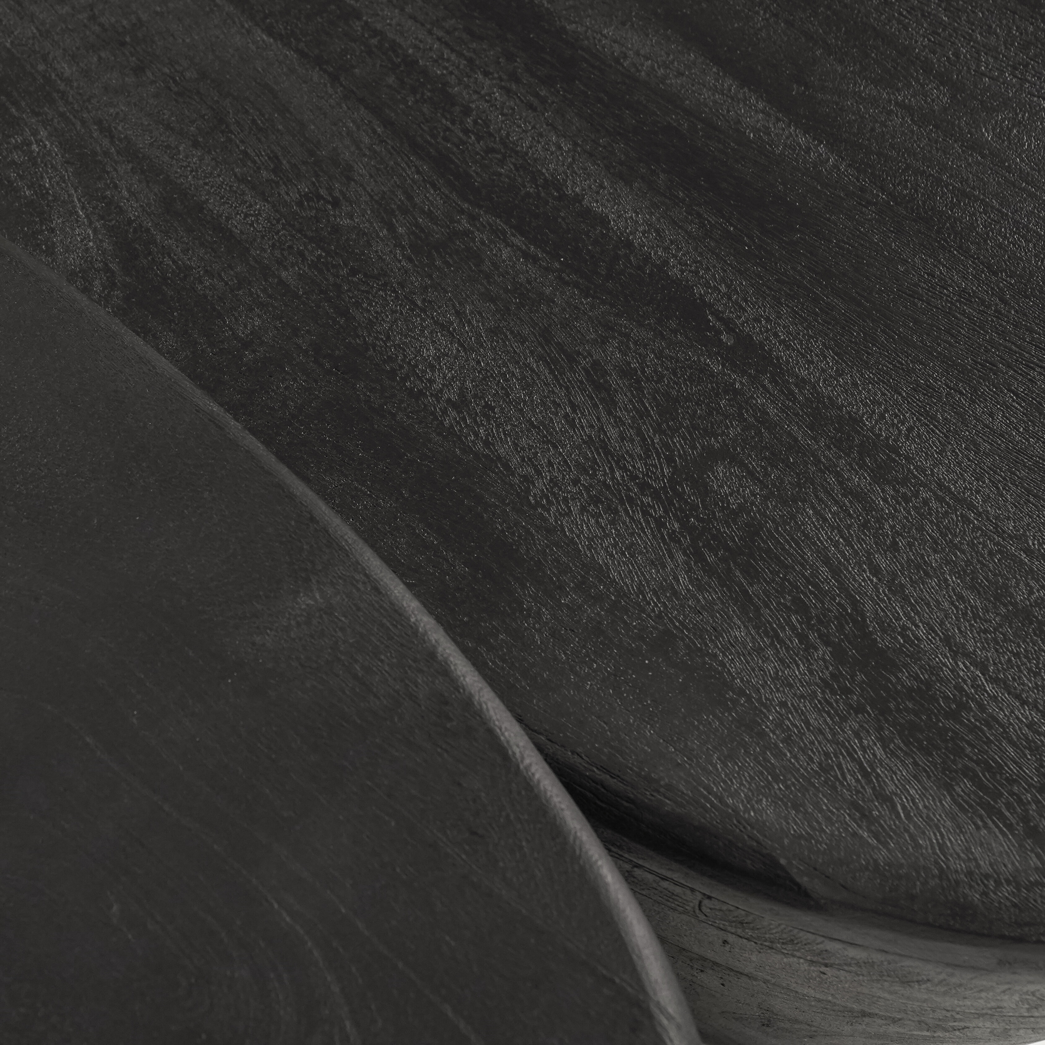 Eleonora Organische Salontafel 'Mila' Mangohout, 107 x 78cm, kleur Zwart