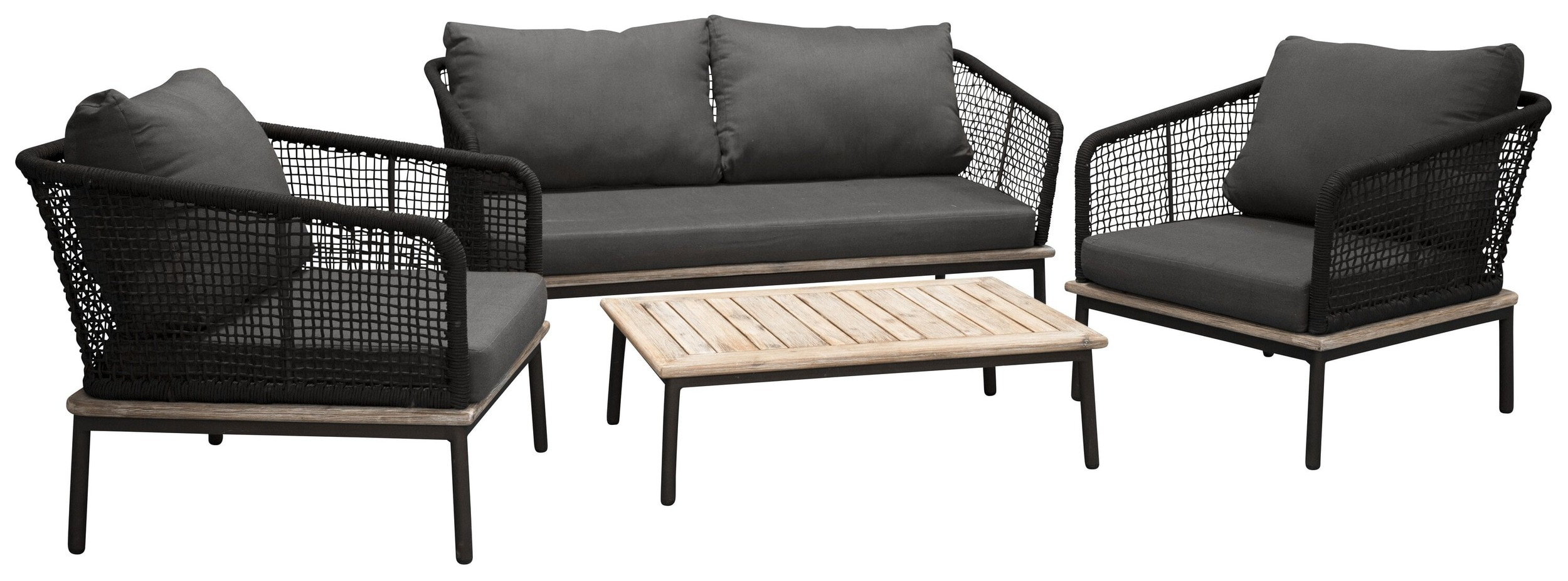 Nohr Loungeset 'Grizel' Met bank, tafel en 2 stoelen