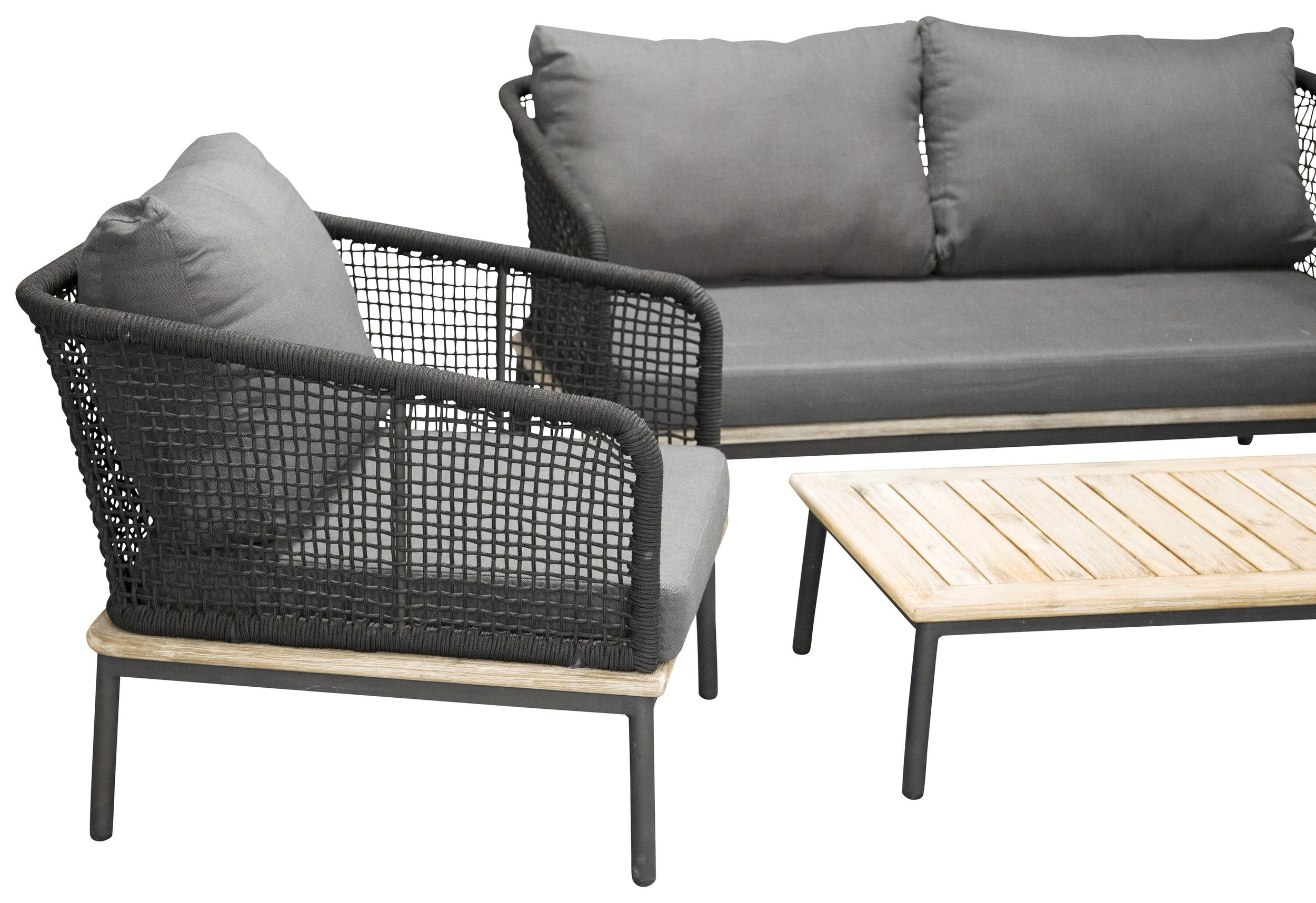 Nohr Loungeset 'Grizel' Met bank, tafel en 2 stoelen
