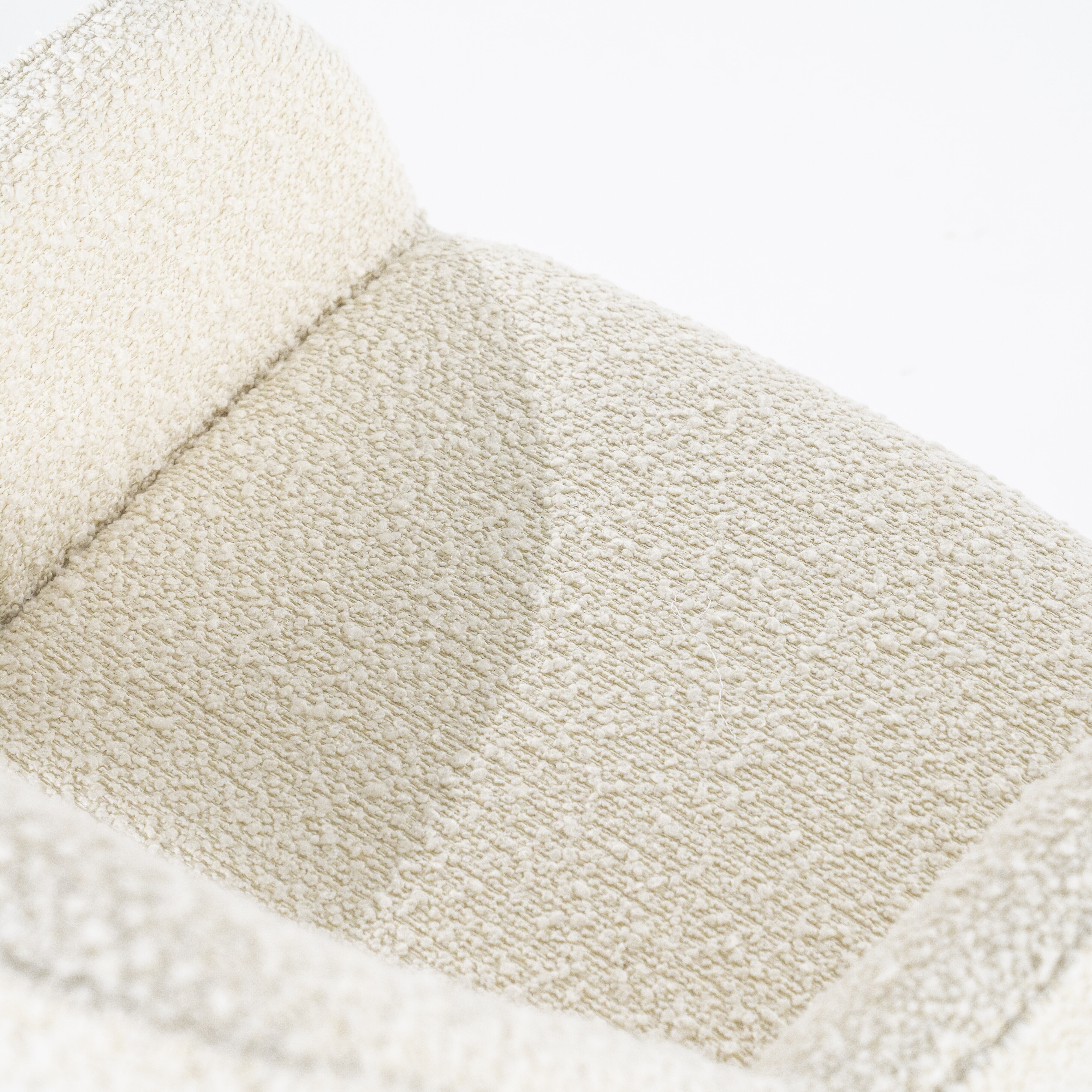 Eleonora Draaibare Eetkamerstoel 'Fabio' Bouclé, kleur Beige