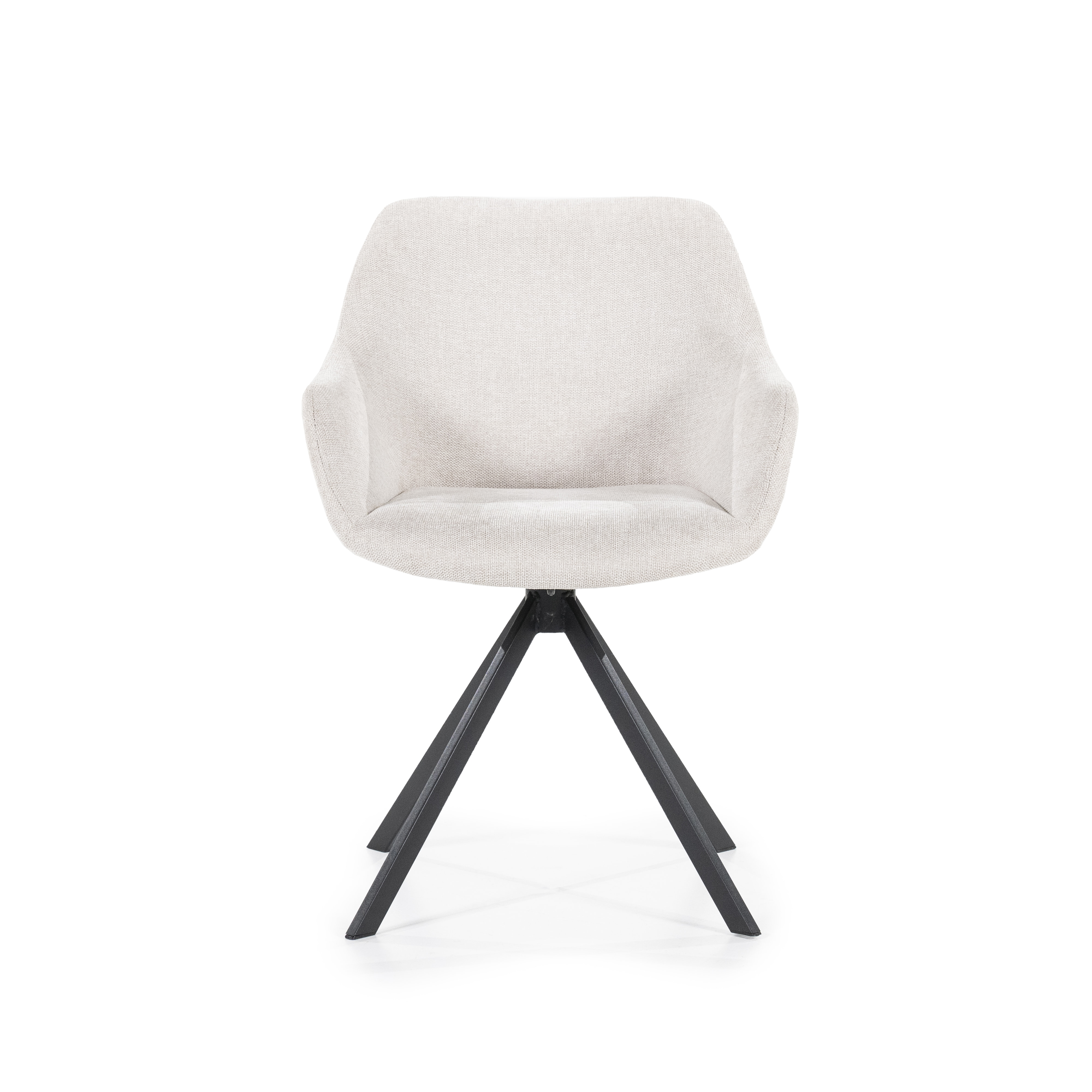 Eleonora Draaibare Eetkamerstoel 'Mamé' kleur Beige