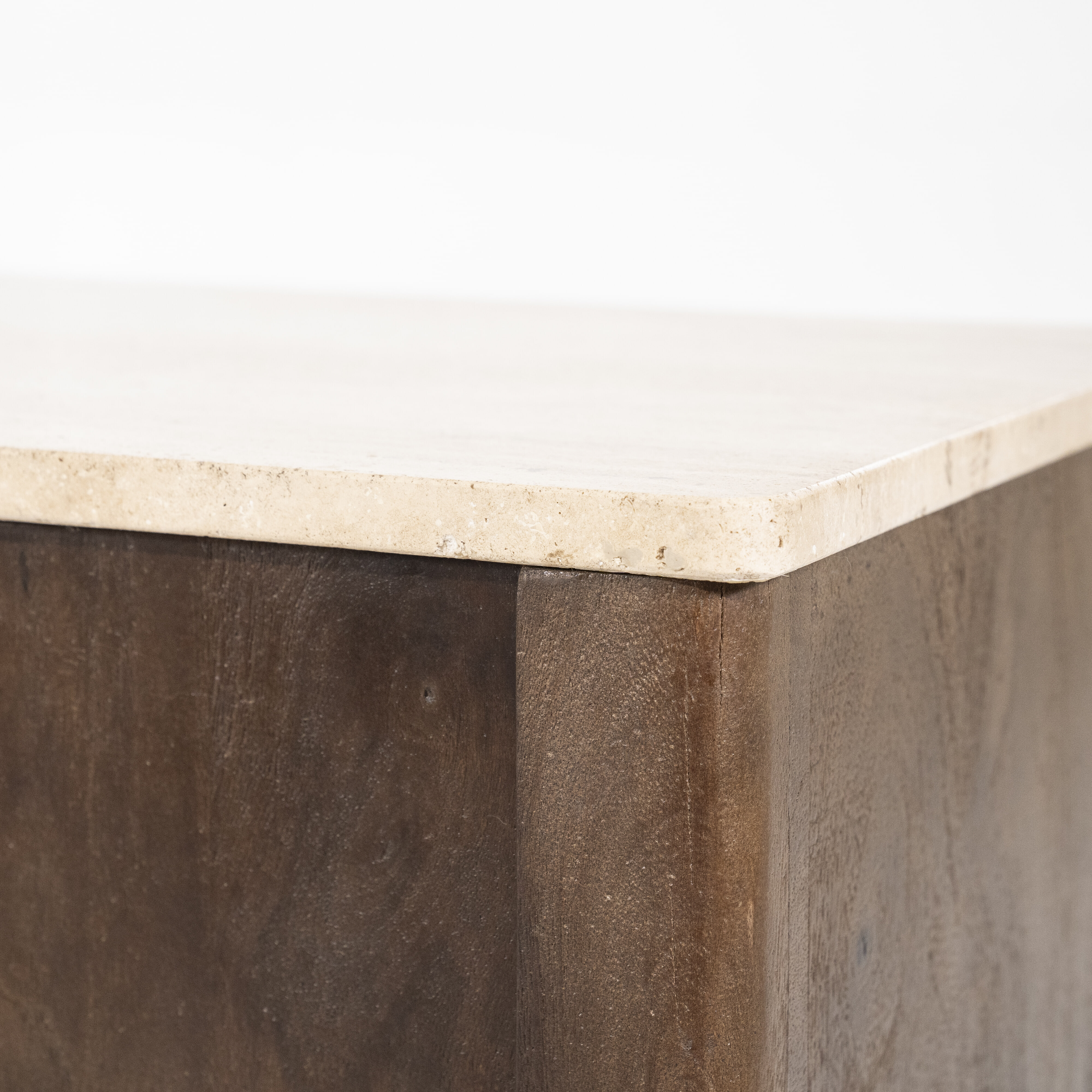 Eleonora Dressoir 'Lio' Mangohout en Travertin, 200cm