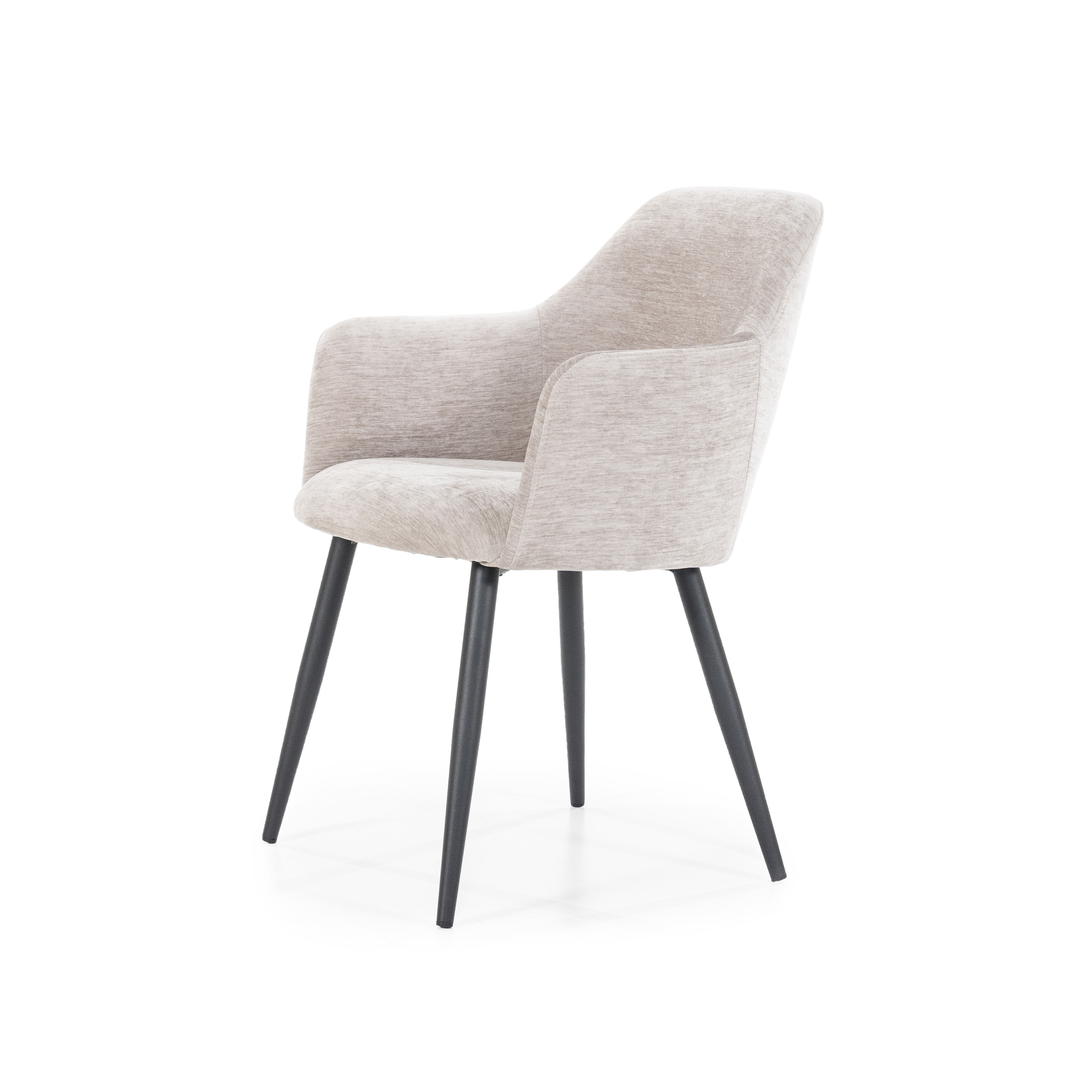 Eleonora Eetkamerstoel 'Esmee' Met armleuning, kleur Beige