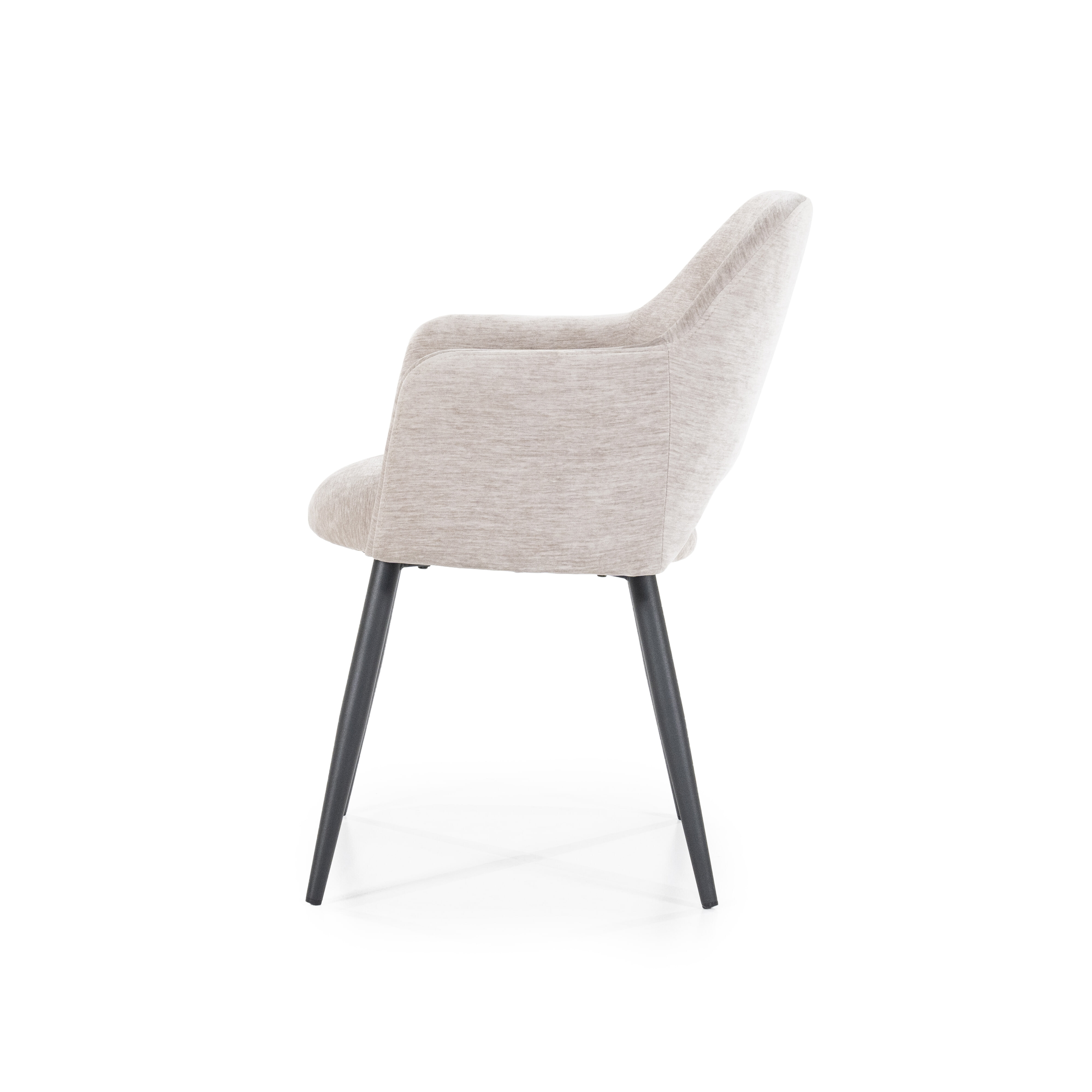Eleonora Eetkamerstoel 'Esmee' Met armleuning, kleur Beige