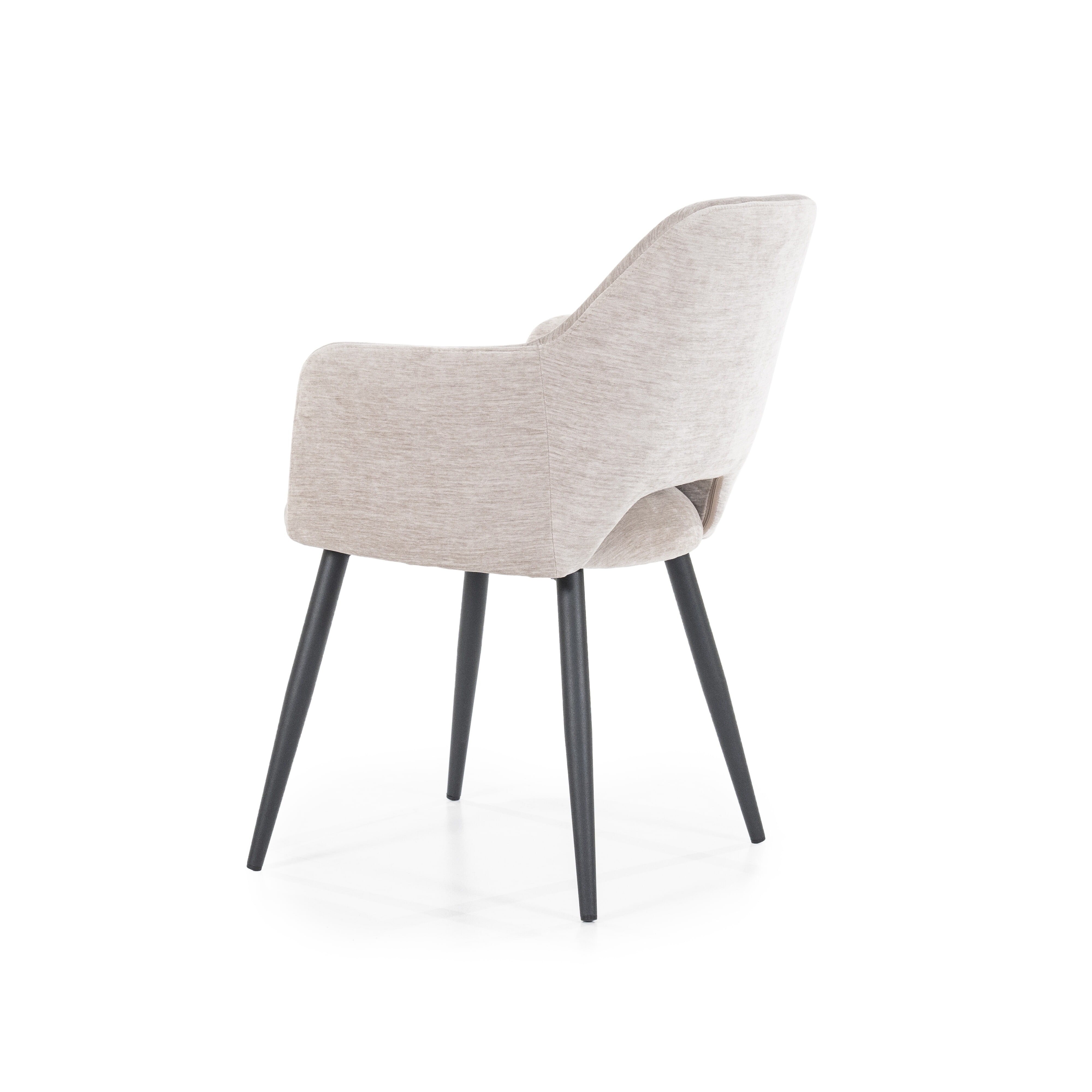 Eleonora Eetkamerstoel 'Esmee' Met armleuning, kleur Beige