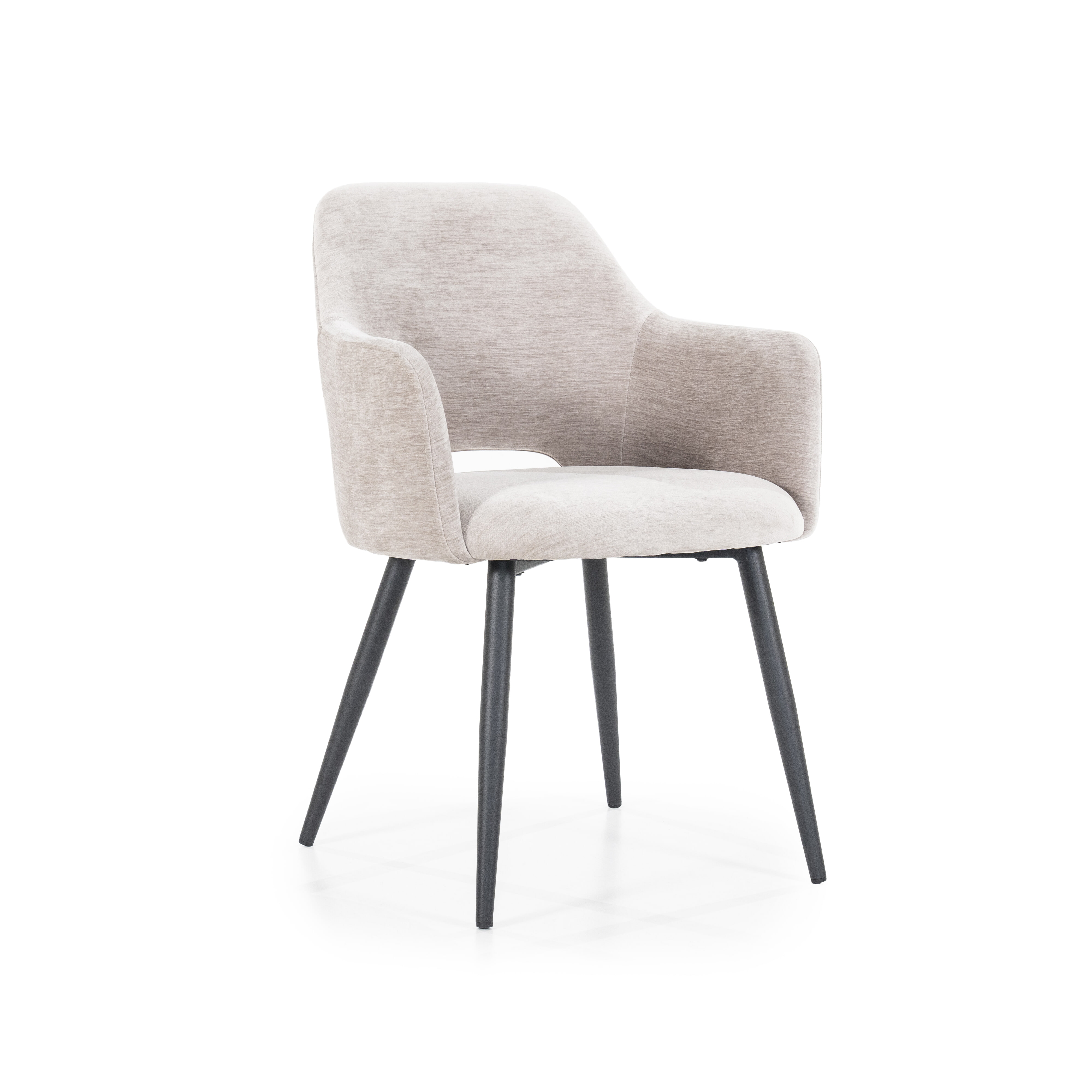Eleonora Eetkamerstoel 'Esmee' Met armleuning, kleur Beige