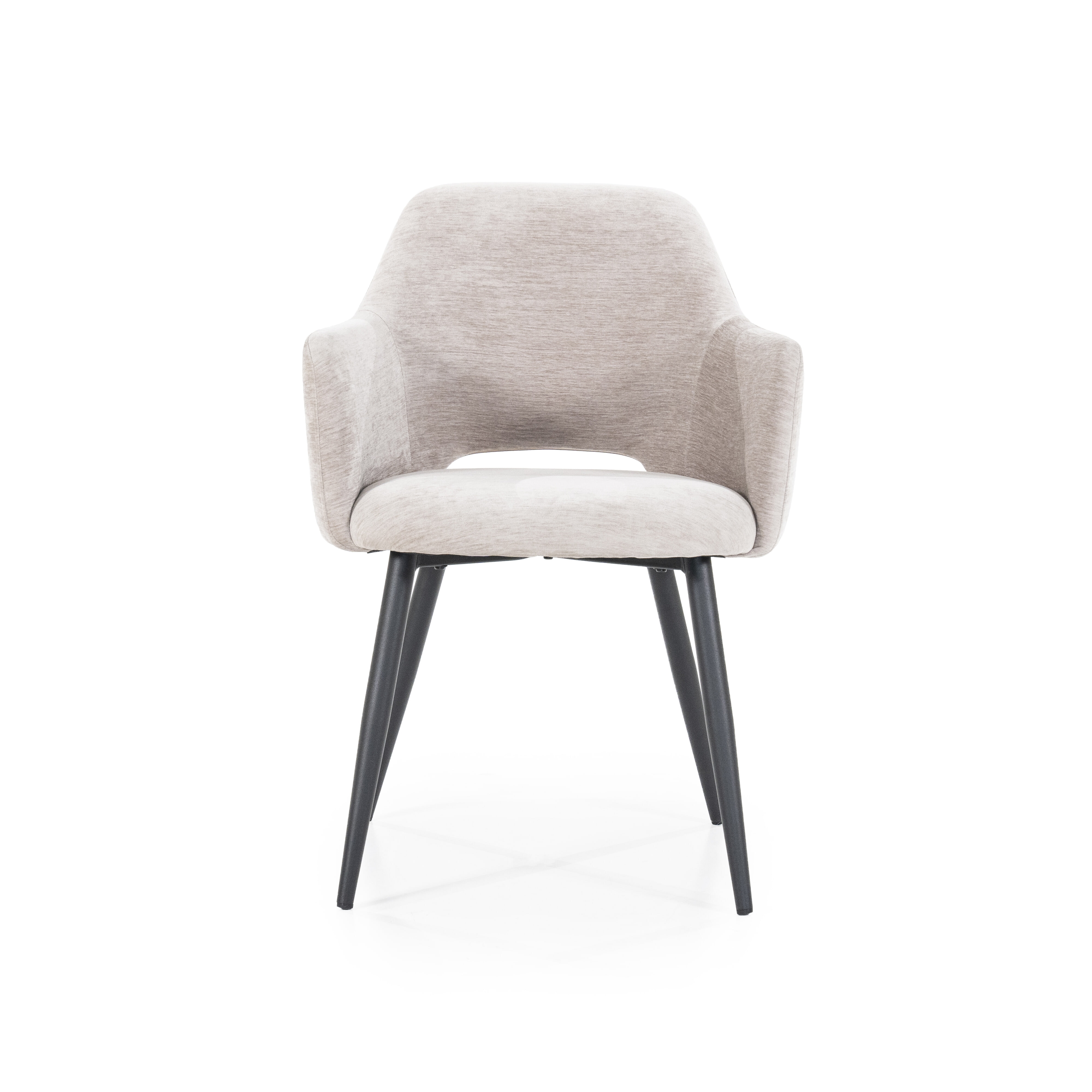 Eleonora Eetkamerstoel 'Esmee' Met armleuning, kleur Beige