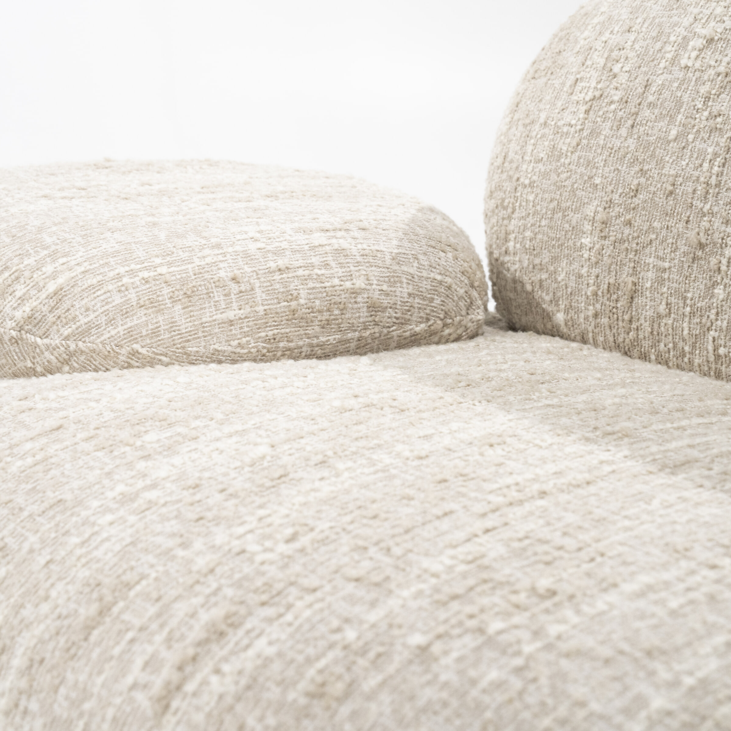 Eleonora Organische Bank 'Jayden' 265cm, kleur Beige