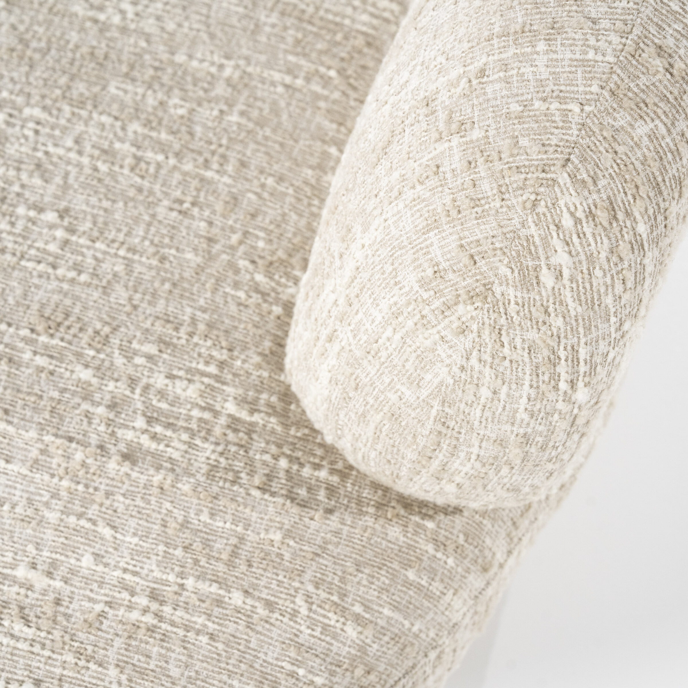 Eleonora Organische Bank 'Jayden' 265cm, kleur Beige