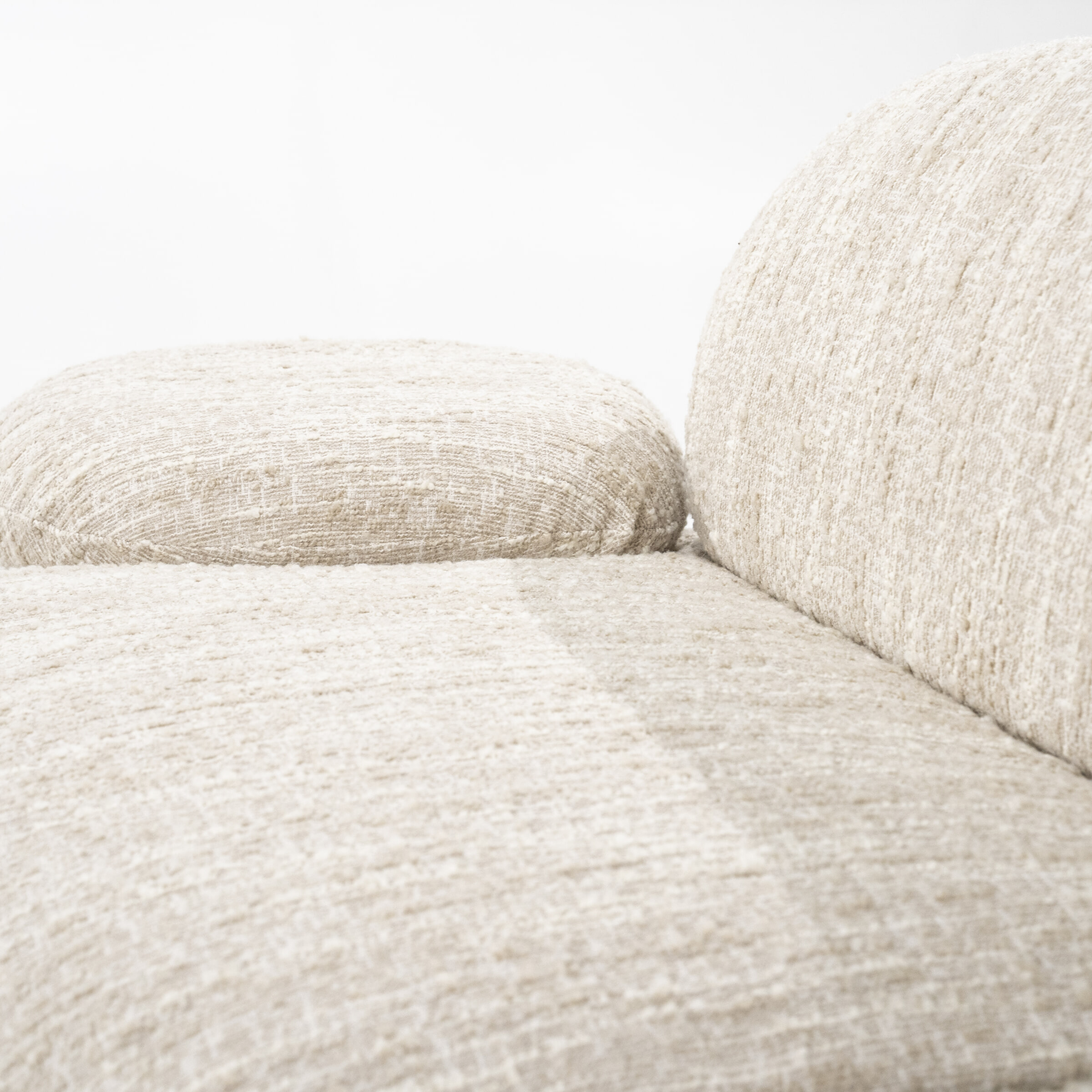 Eleonora Organische Bank 'Jayden' 265cm, kleur Beige