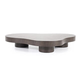Eleonora Organische Salontafel 'Bobbie' 150 x 110cm, Walnoot, kleur Bruin