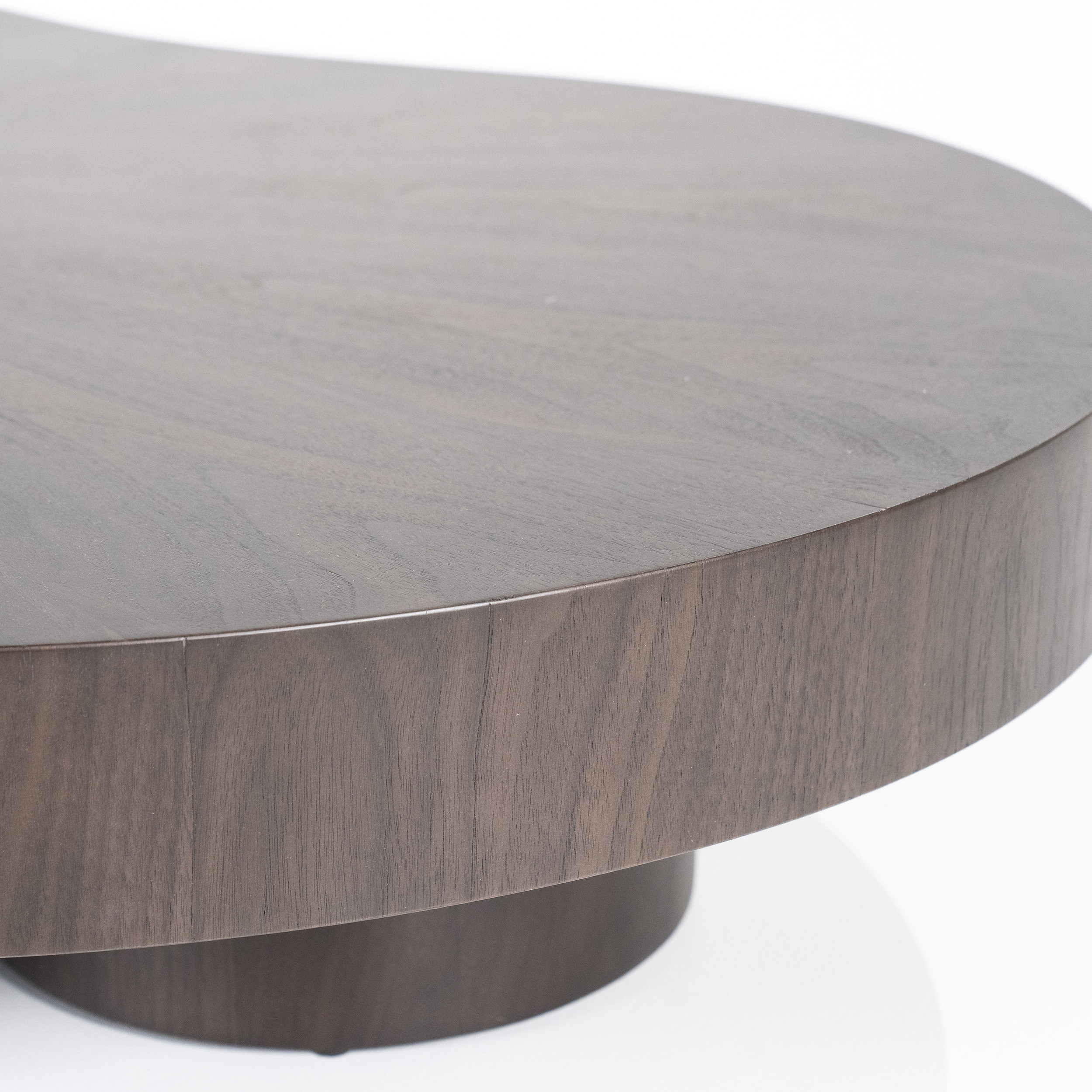 Eleonora Organische Salontafel 'Bobbie' 150 x 110cm, Walnoot, kleur Bruin