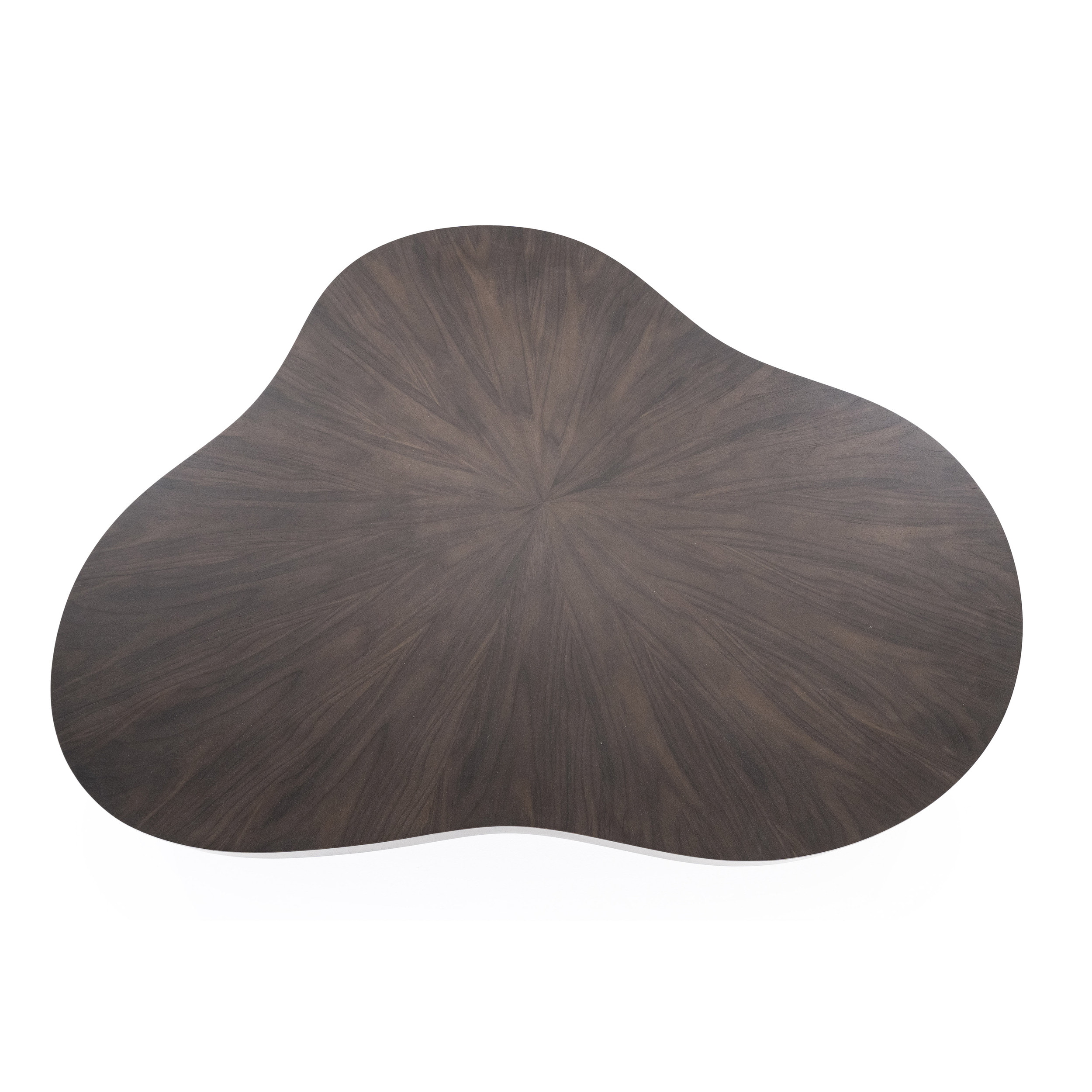 Eleonora Organische Salontafel 'Bobbie' 150 x 110cm, Walnoot, kleur Bruin