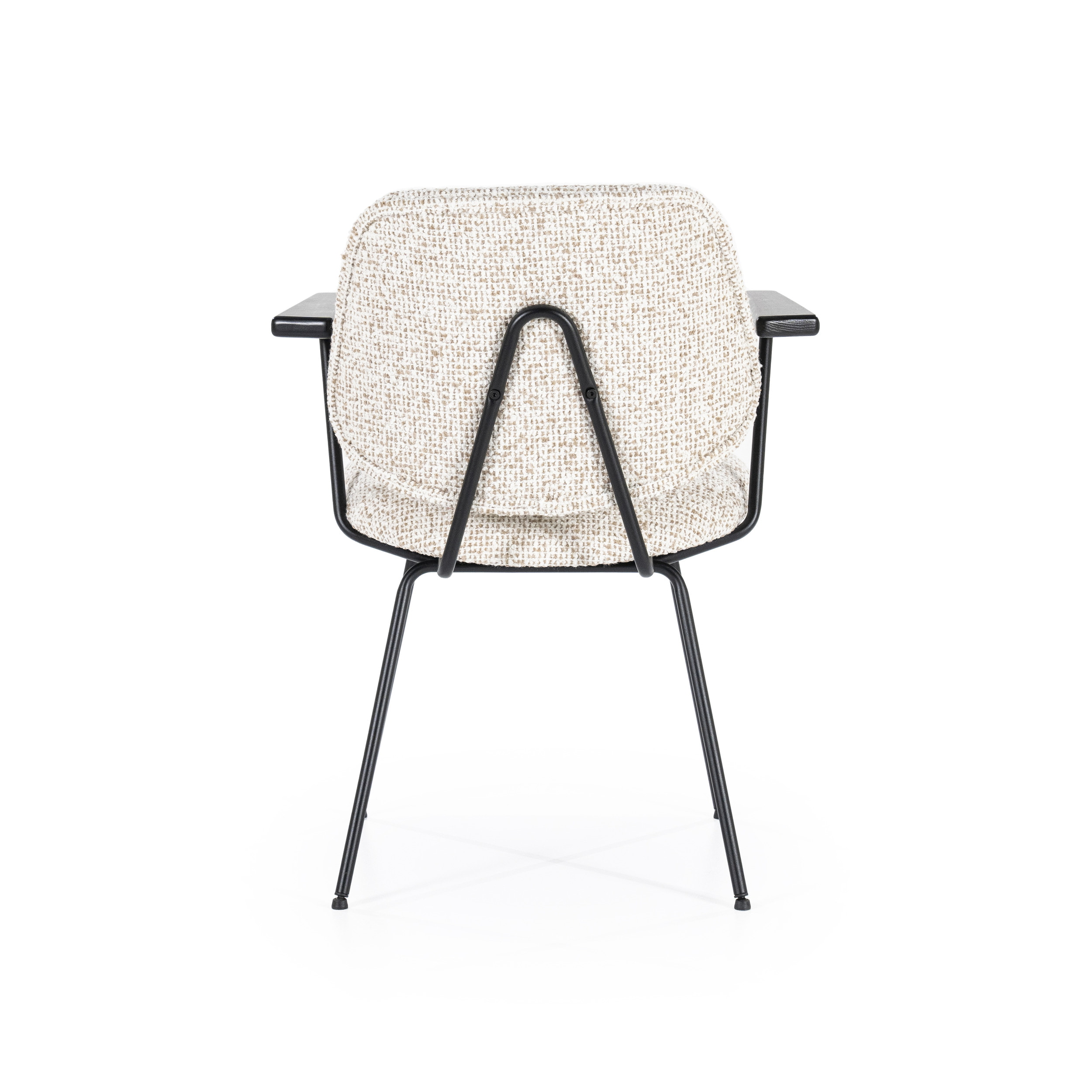 Eleonora Eetkamerstoel 'Jon' Met armleuning, kleur Beige