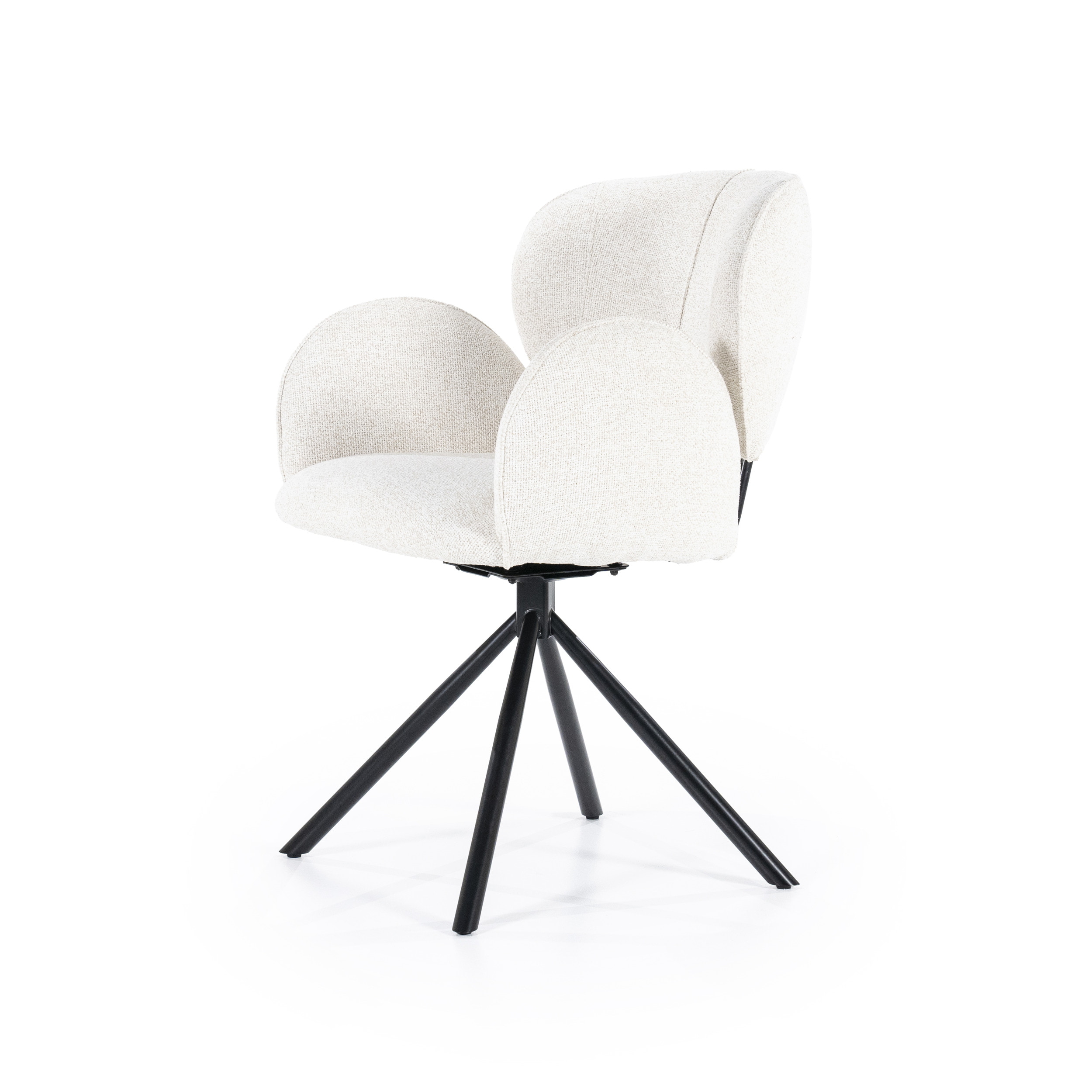 Eleonora Eetkamerstoel 'Rosalin' kleur Beige