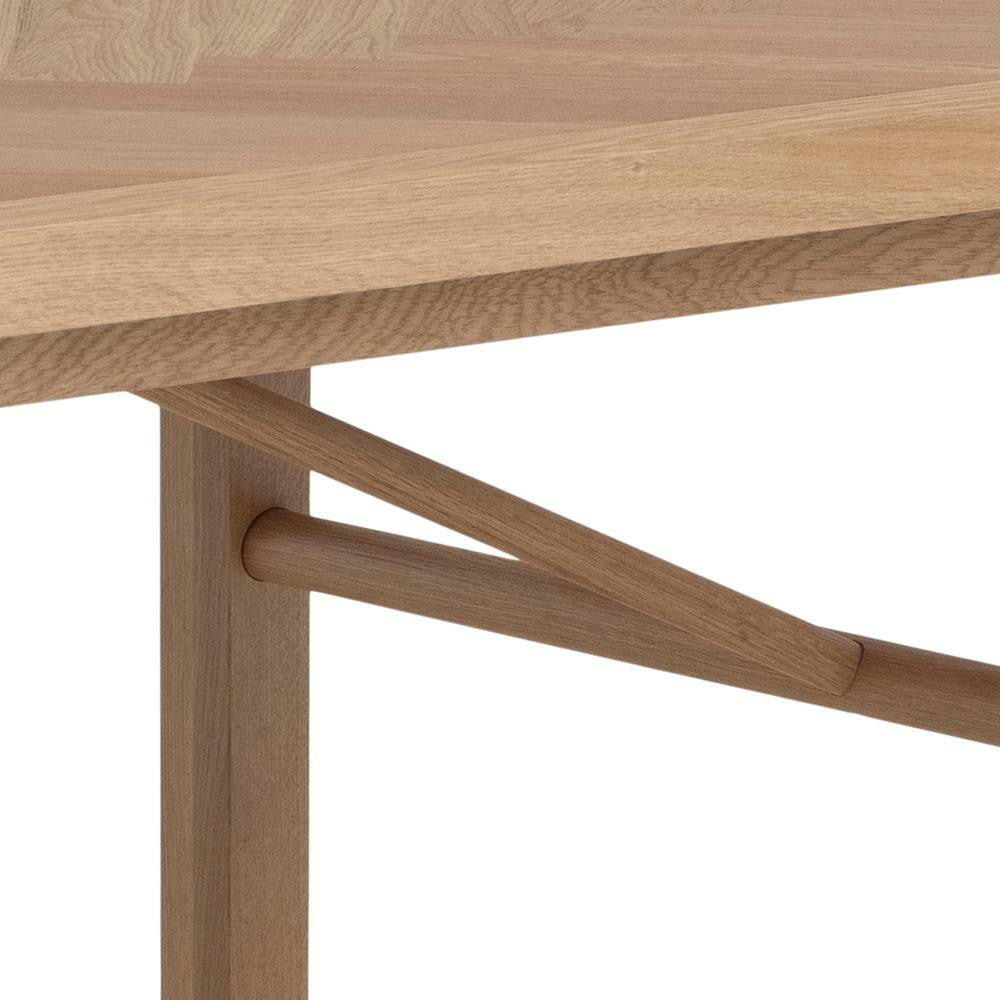 Bendt Eettafel 'Gregor' Visgraat Eiken, 200 x 100cm