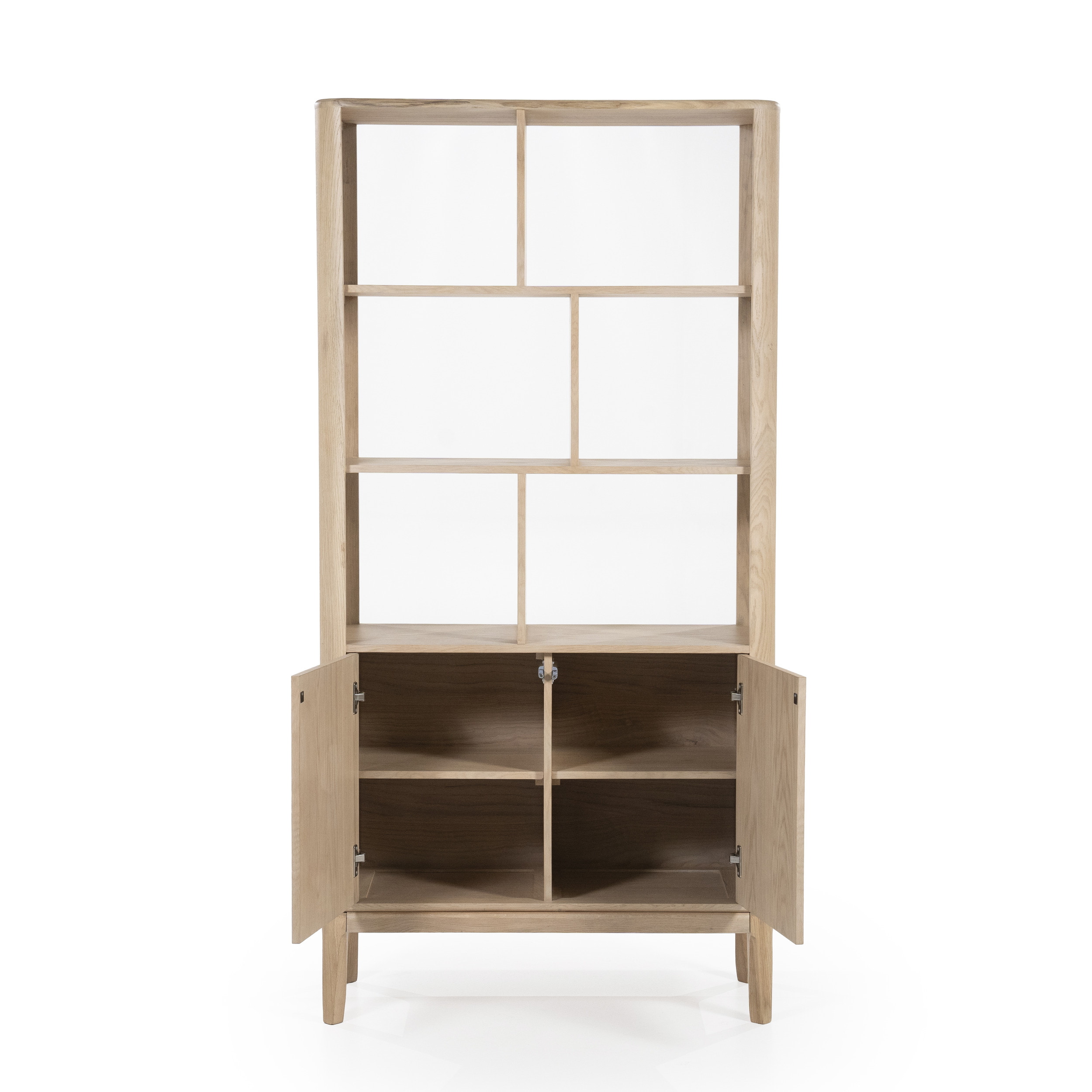 Eleonora Boekenkast 'Harvey' Eikenhout, 180 x 90cm