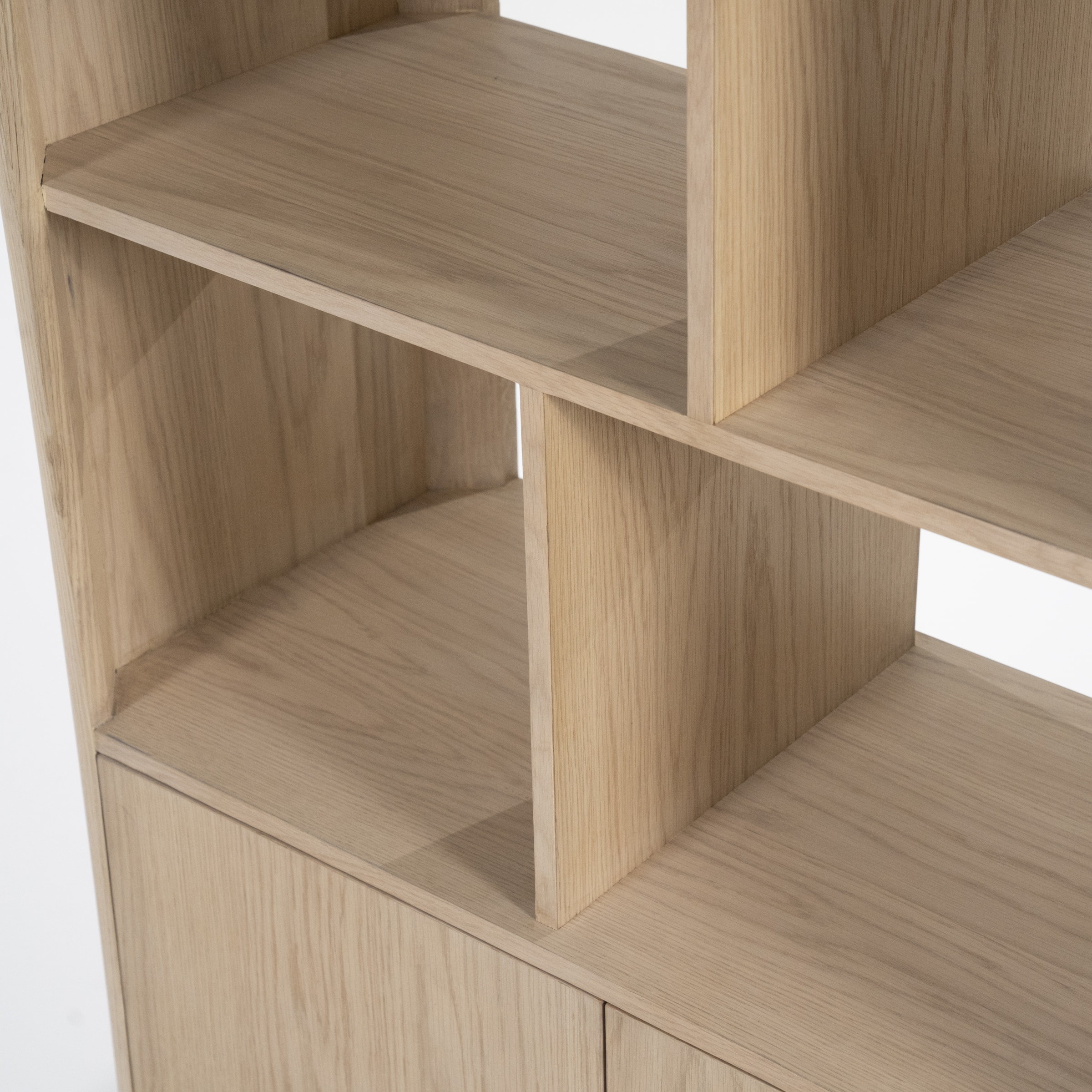 Eleonora Boekenkast 'Harvey' Eikenhout, 180 x 90cm