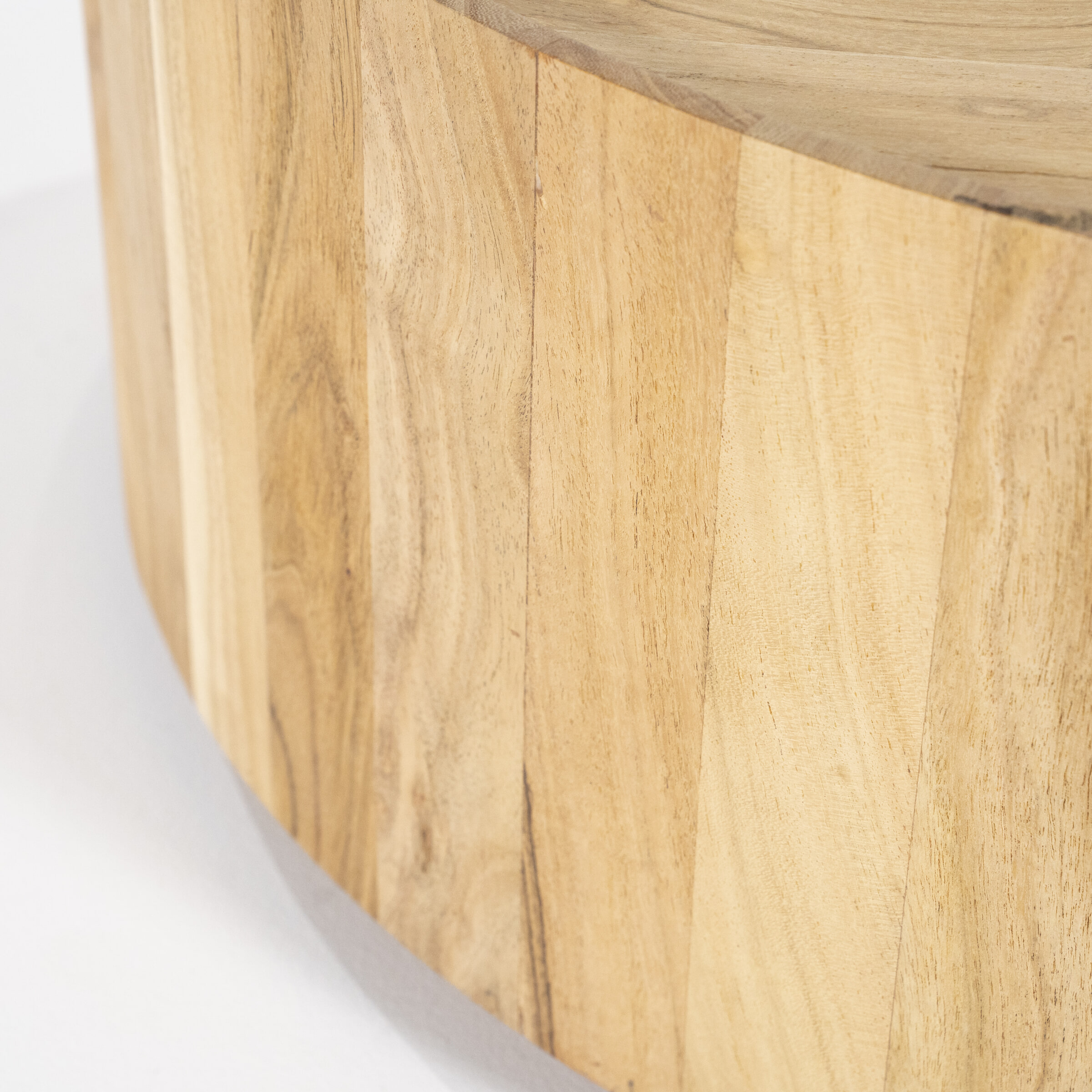 Eleonora Salontafel 'Zayn' Acaciahout, 60cm, kleur Naturel