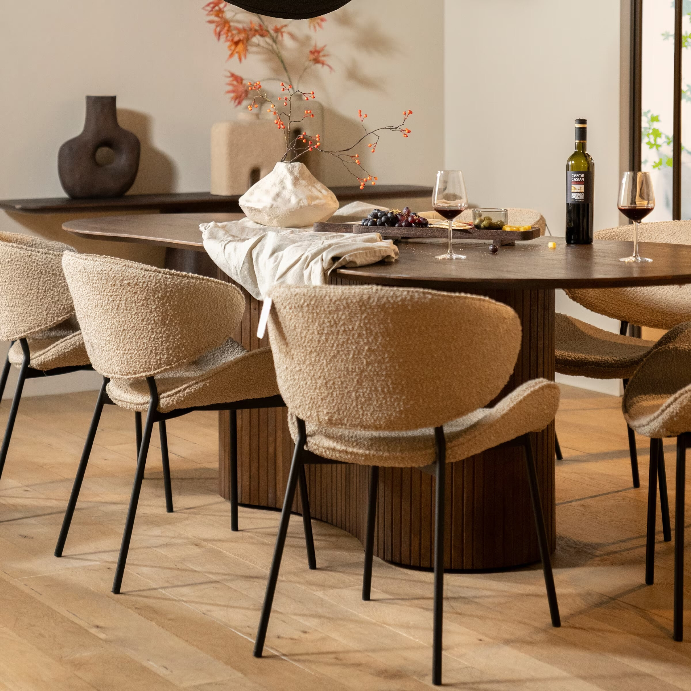 Eleonora Organische Eettafel 'Jordy' Mangohout