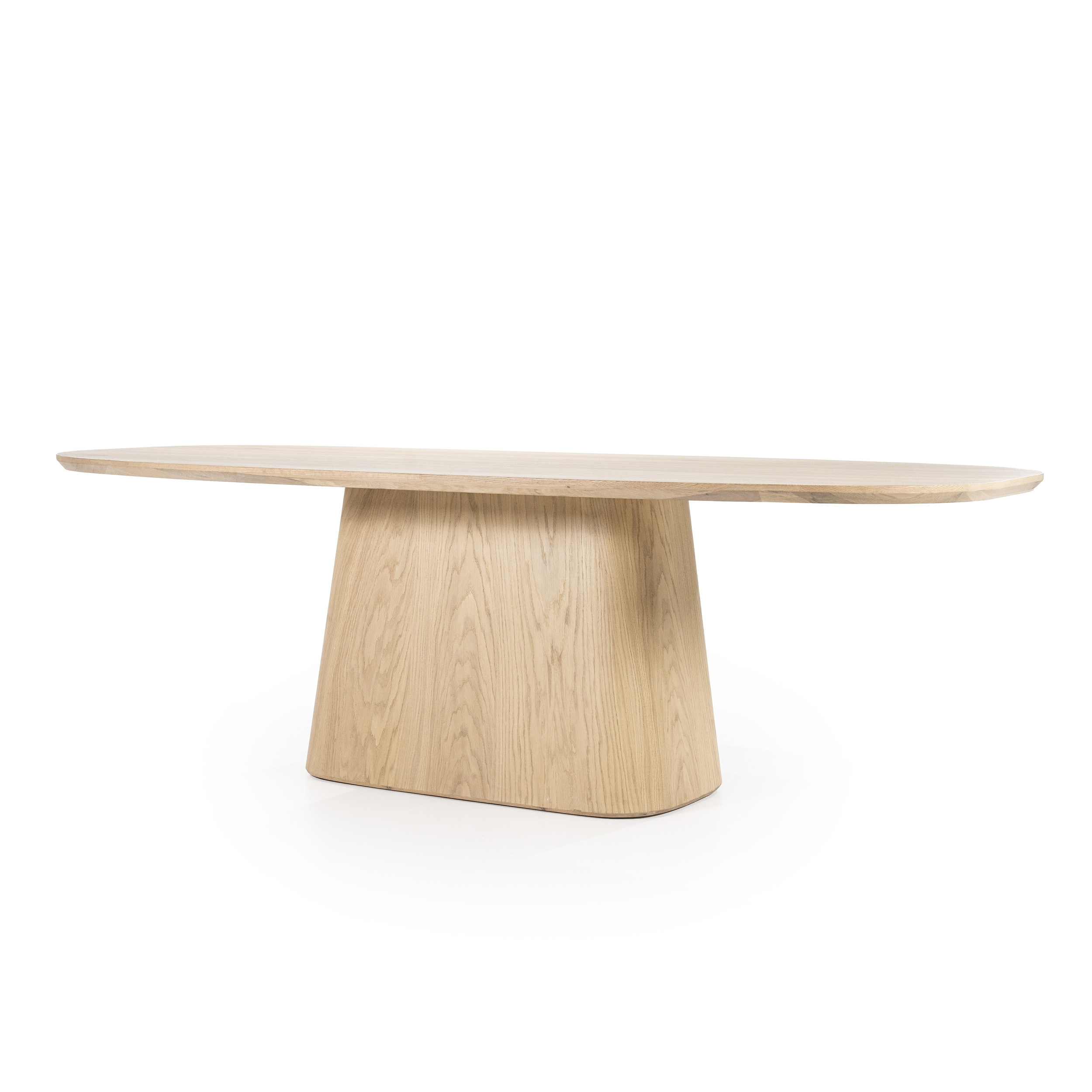 Eleonora Deens Ovale Eettafel 'Nola' Eikenhout, 200 x 110cm