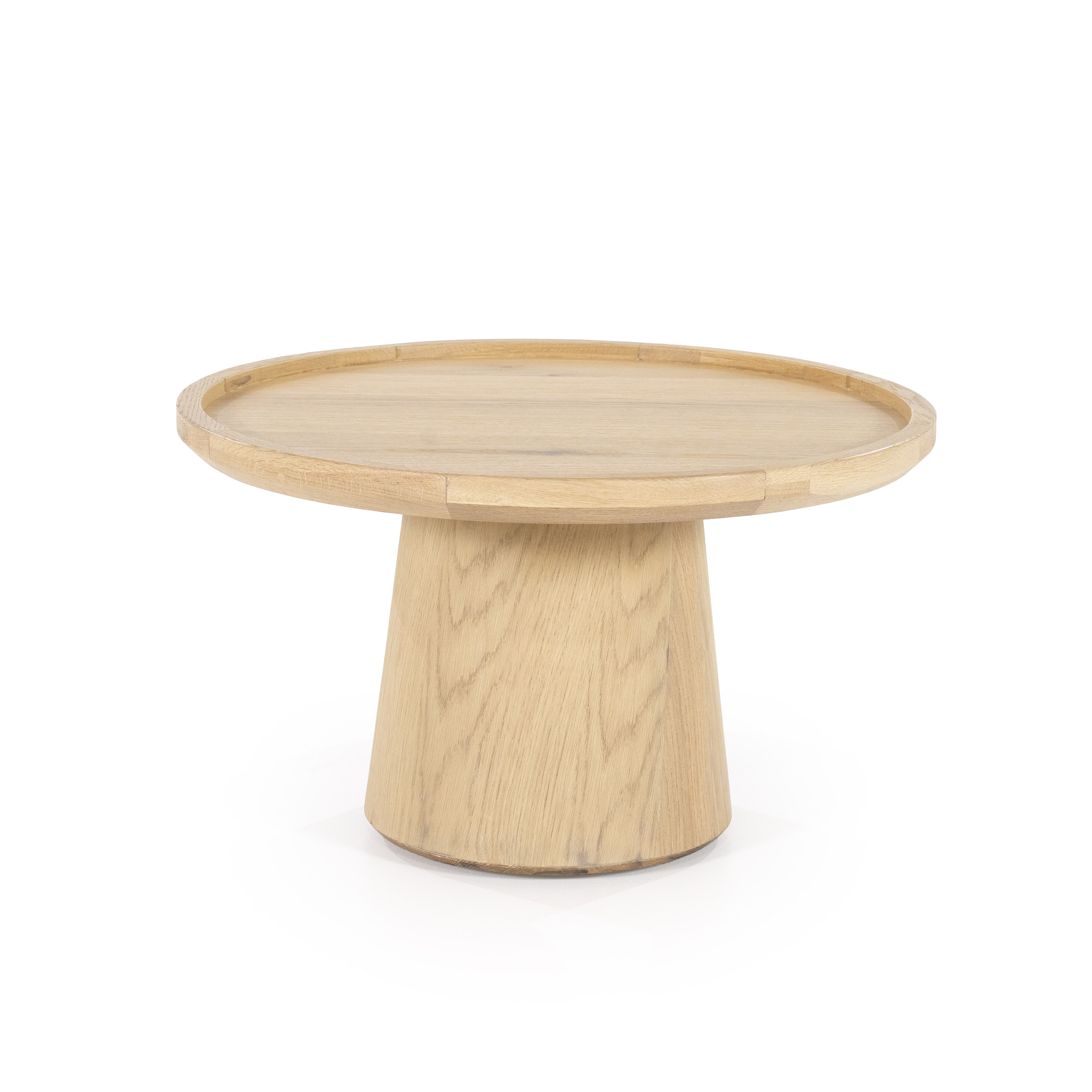 Eleonora Salontafel Leia Eikenhout, 66cm - Naturel - Rond