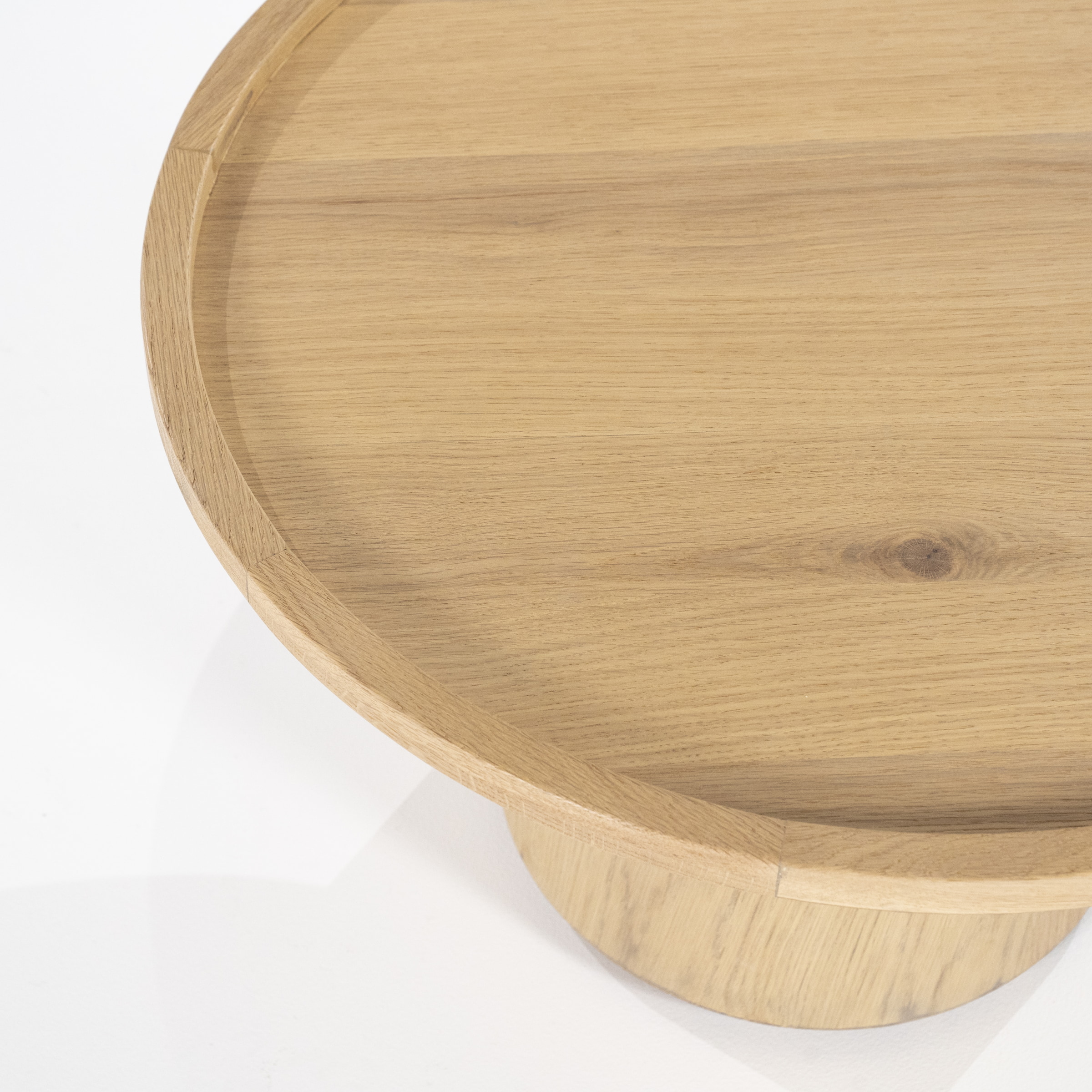 Eleonora Salontafel 'Leia' Eikenhout, 66cm