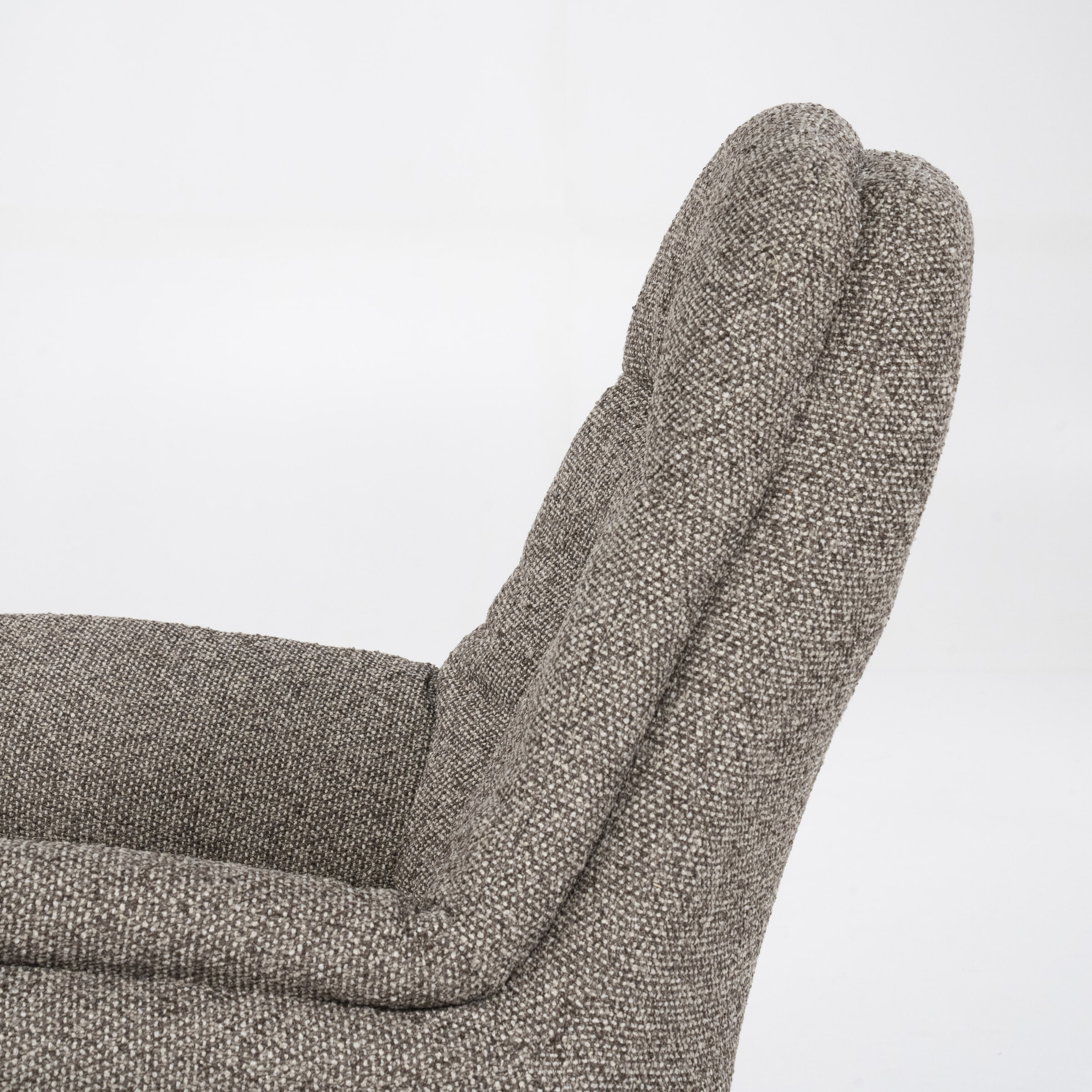 Eleonora Verstelbare Fauteuil 'Caleb' Met voetenbank, kleur Taupe