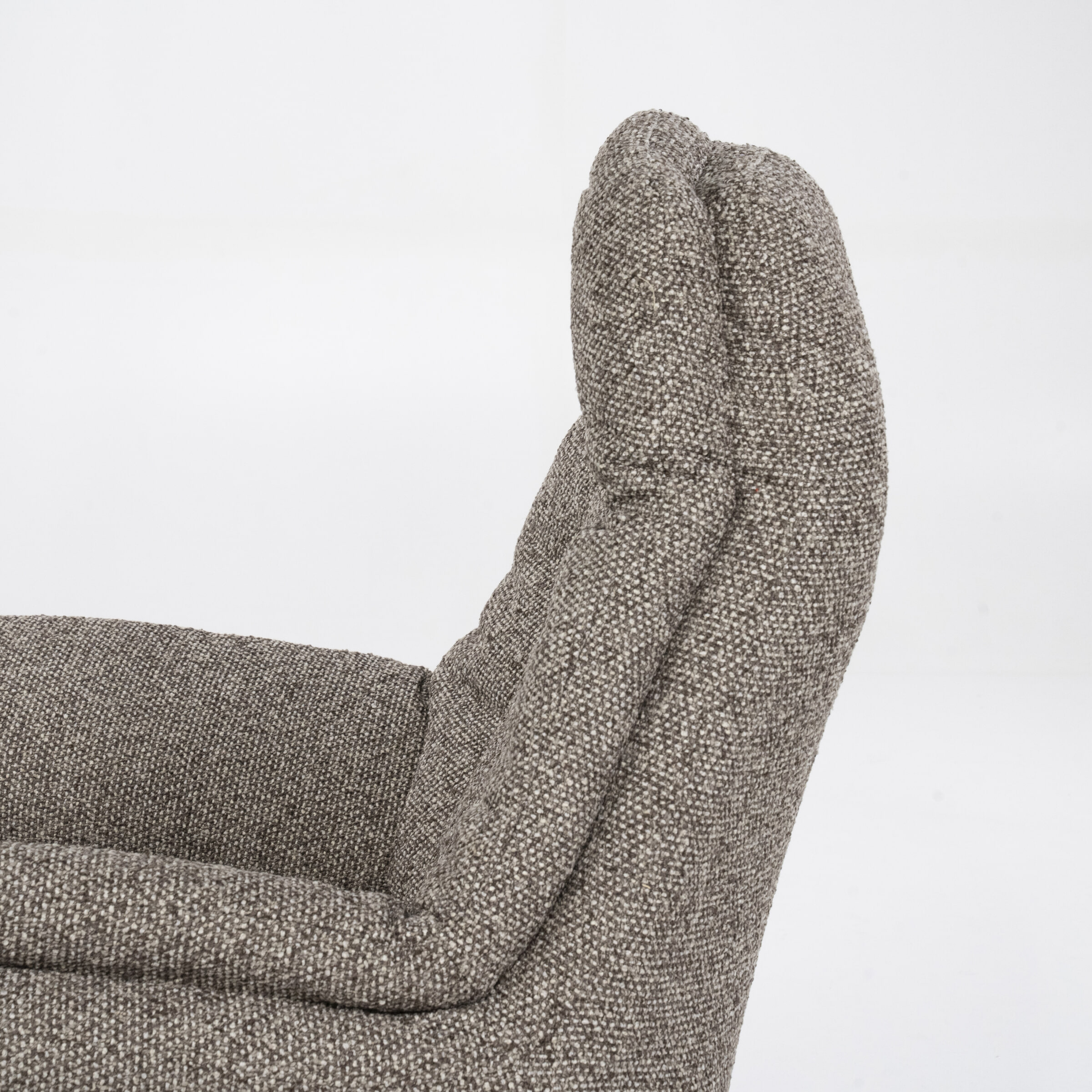 Eleonora Verstelbare Fauteuil 'Caleb' Met voetenbank, kleur Taupe