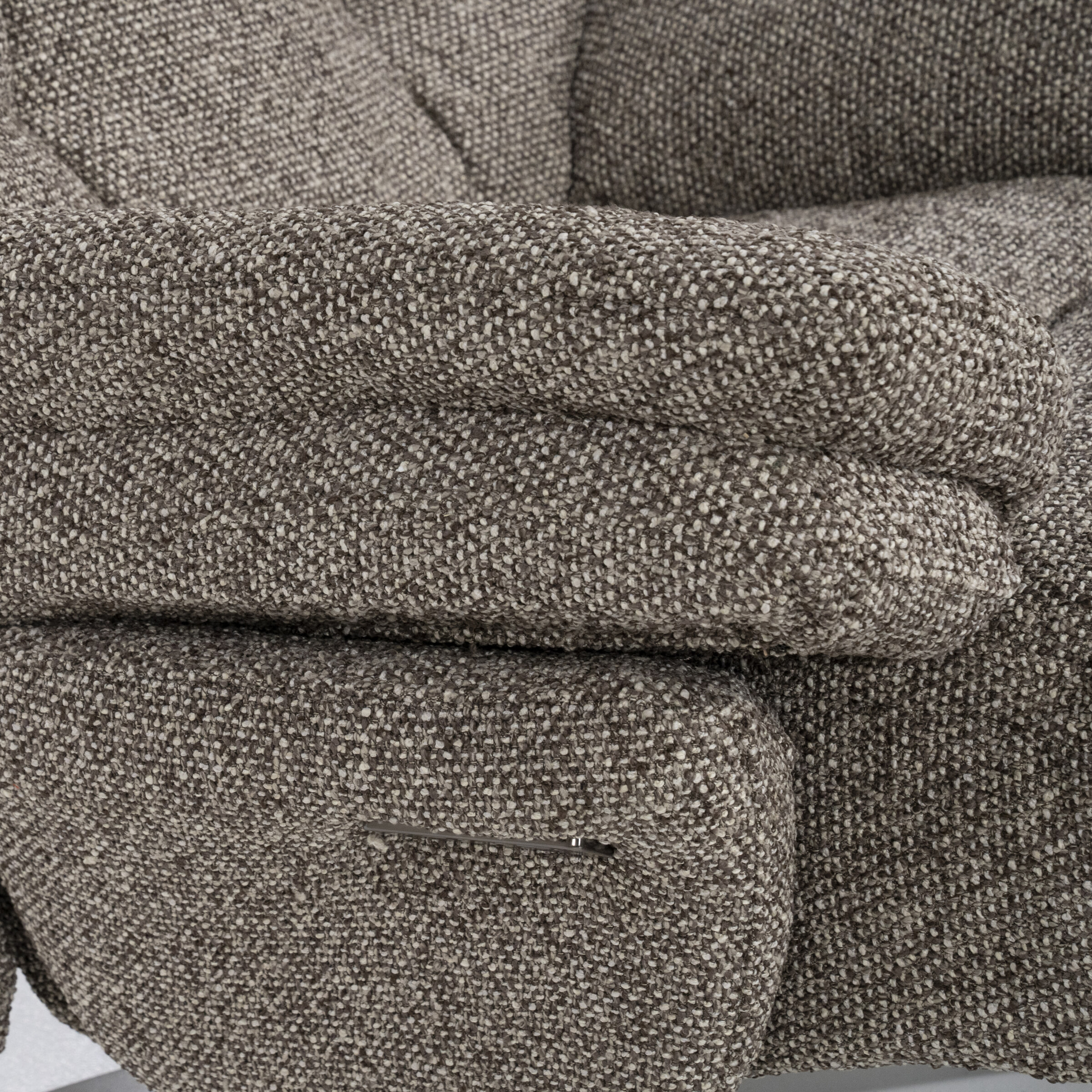 Eleonora Verstelbare Fauteuil 'Caleb' Met voetenbank, kleur Taupe