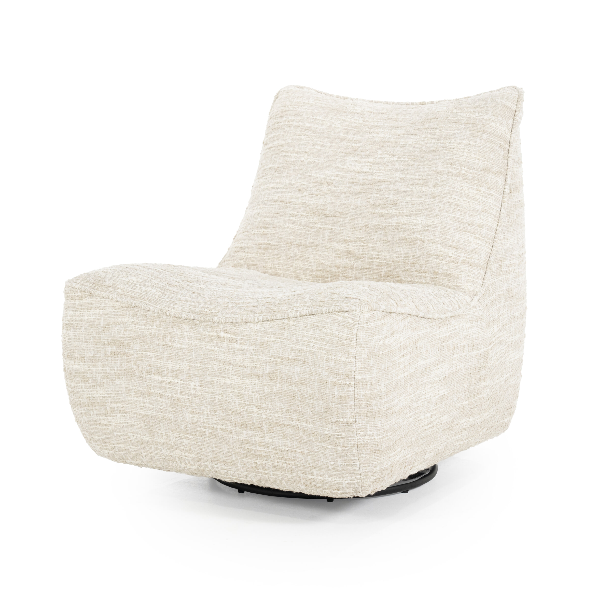 Eleonora Draaifauteuil Loys Chenille - Beige