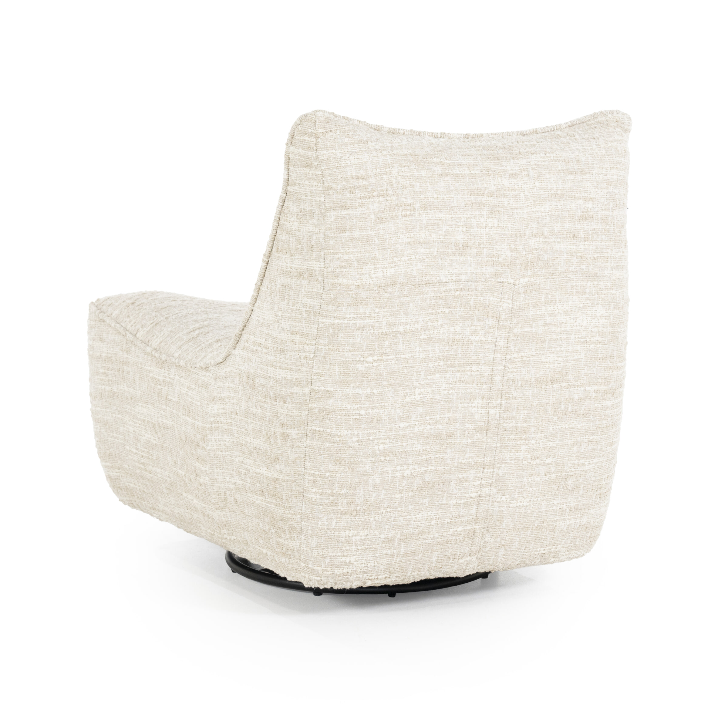 Eleonora Draaifauteuil 'Loys' Chenille, kleur Beige