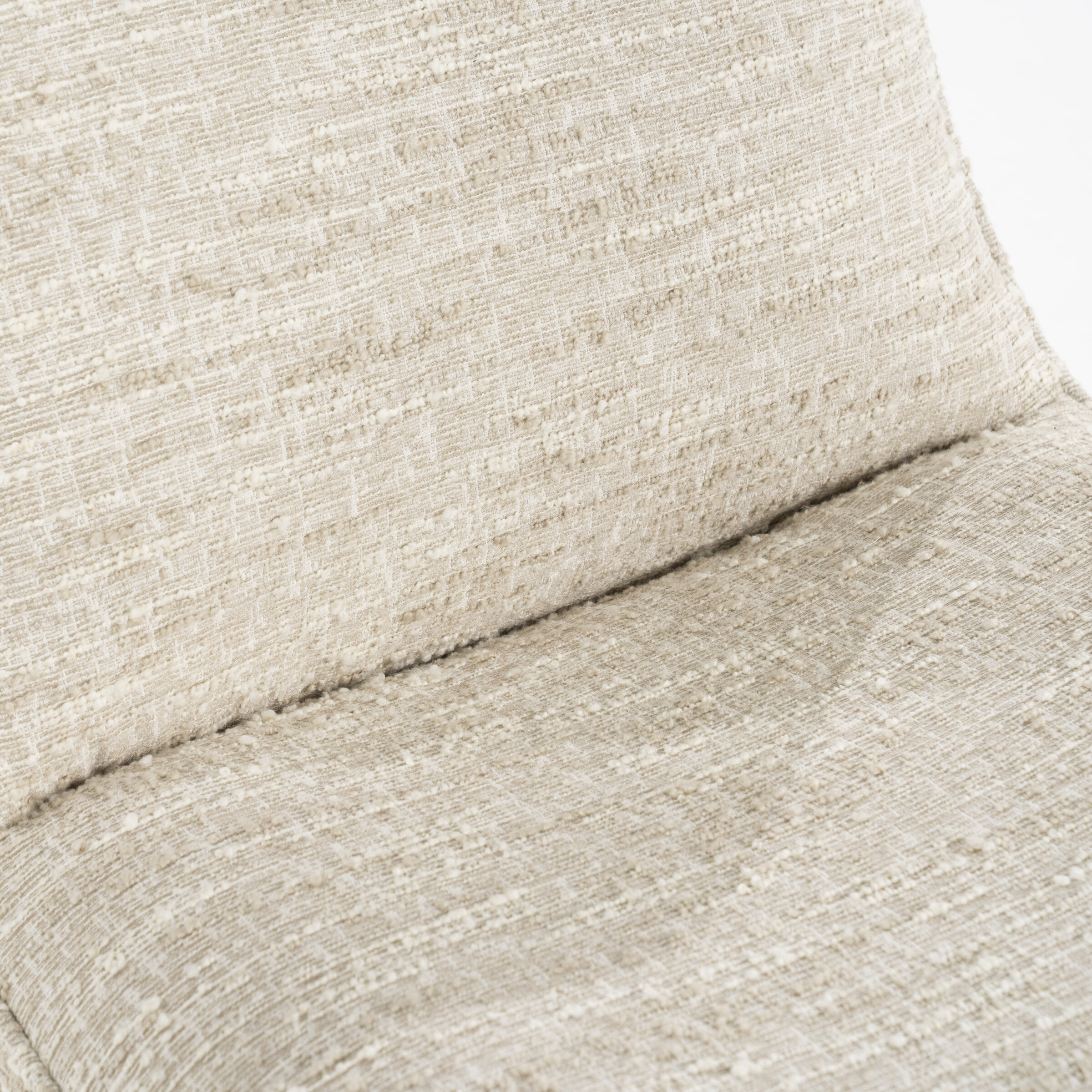Eleonora Draaifauteuil 'Loys' Chenille, kleur Beige