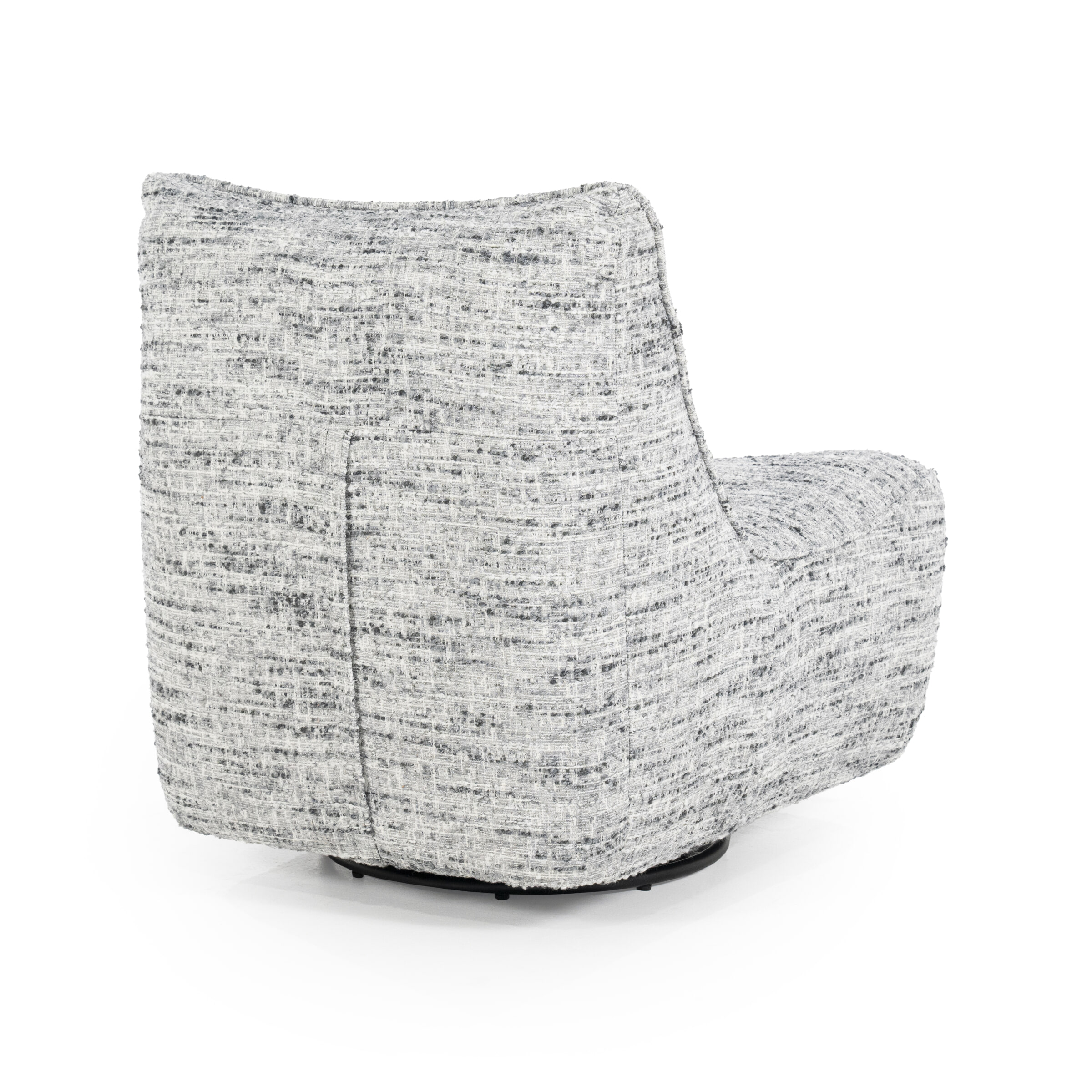 Eleonora Draaifauteuil 'Loys' Chenille, kleur Grijs