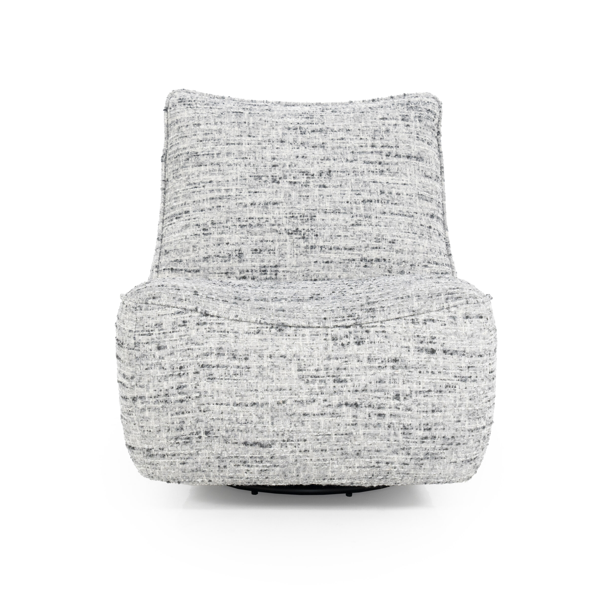 Eleonora Draaifauteuil 'Loys' Chenille, kleur Grijs