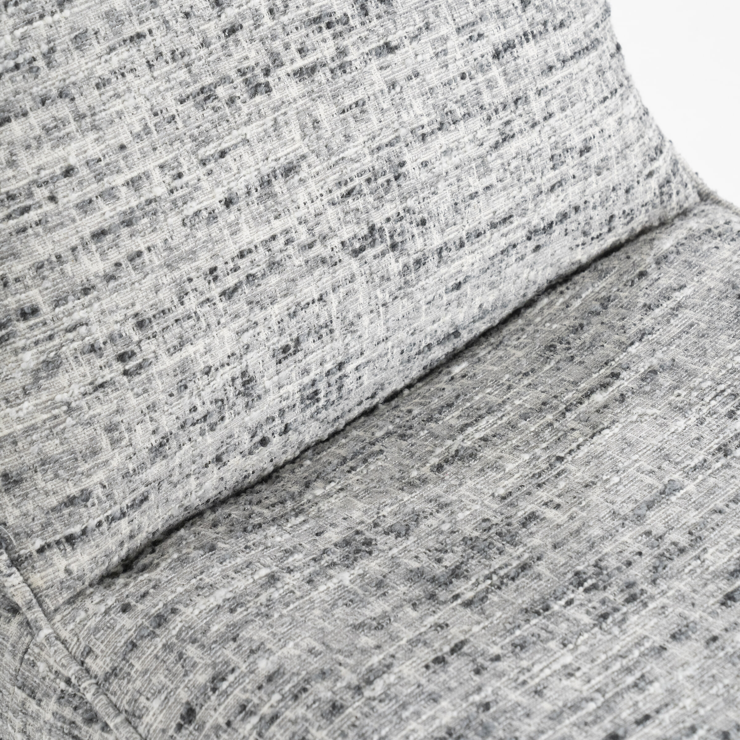 Eleonora Draaifauteuil 'Loys' Chenille, kleur Grijs