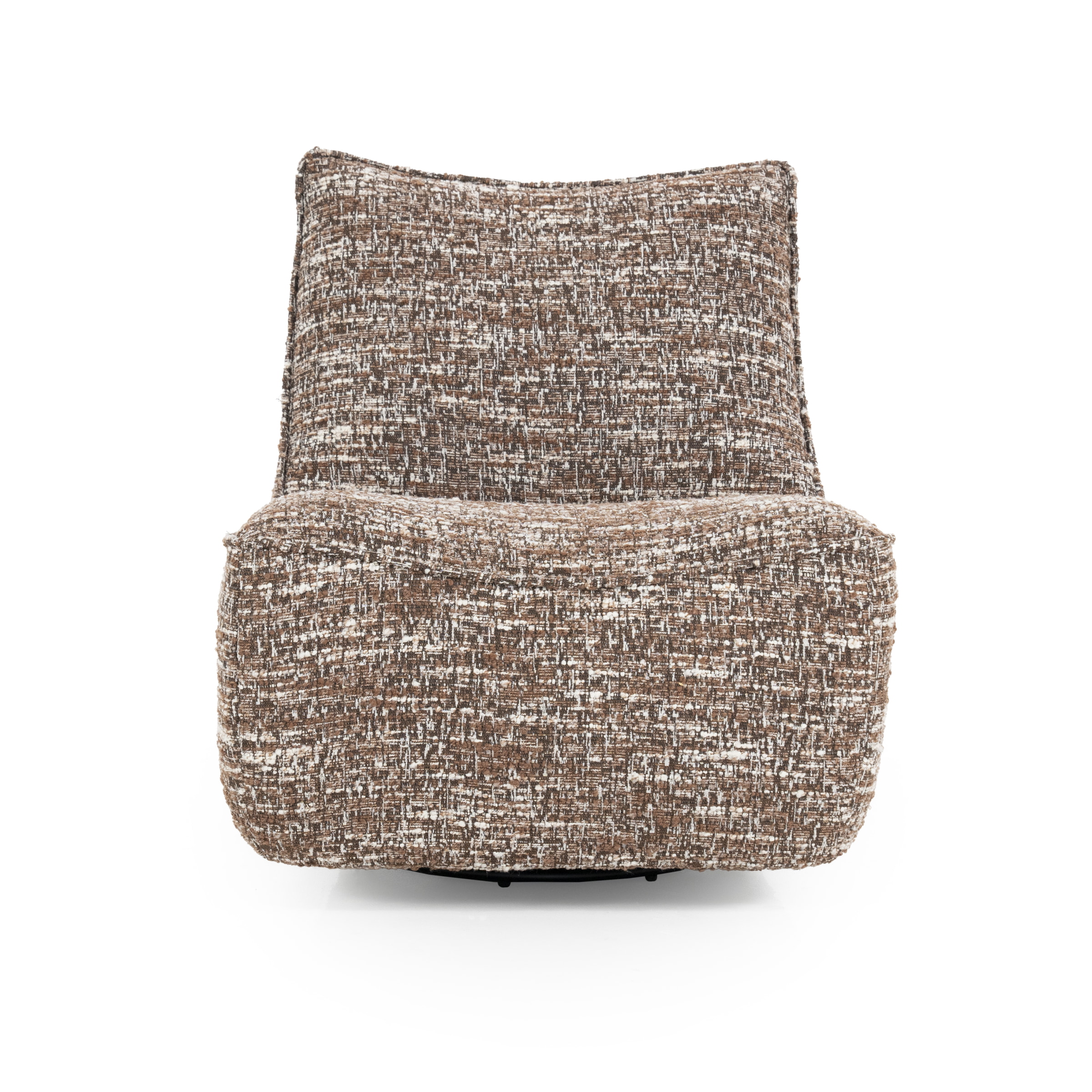 Eleonora Draaifauteuil 'Loys' Chenille, kleur Bruin