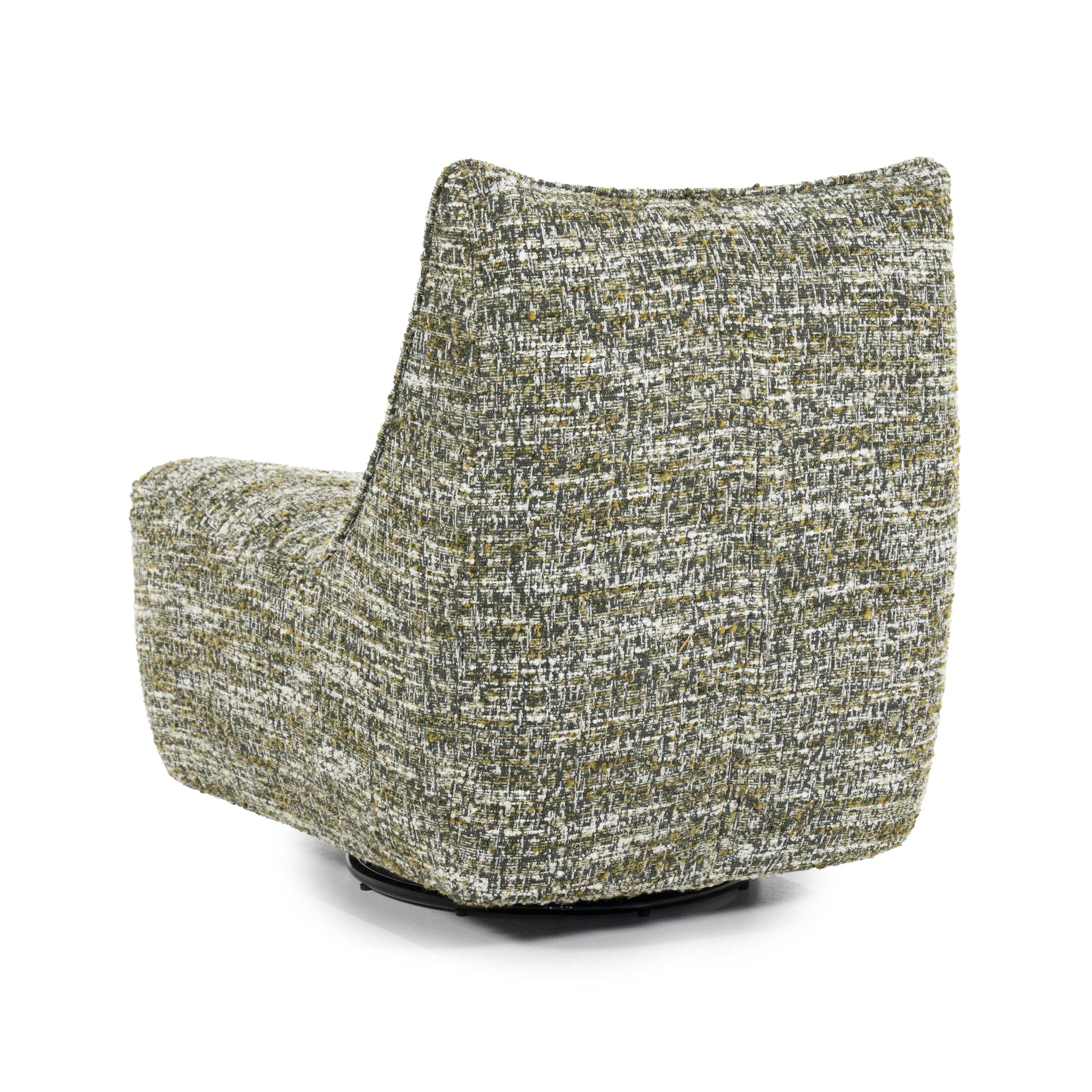 Eleonora Draaifauteuil 'Loys' Chenille, kleur Groen