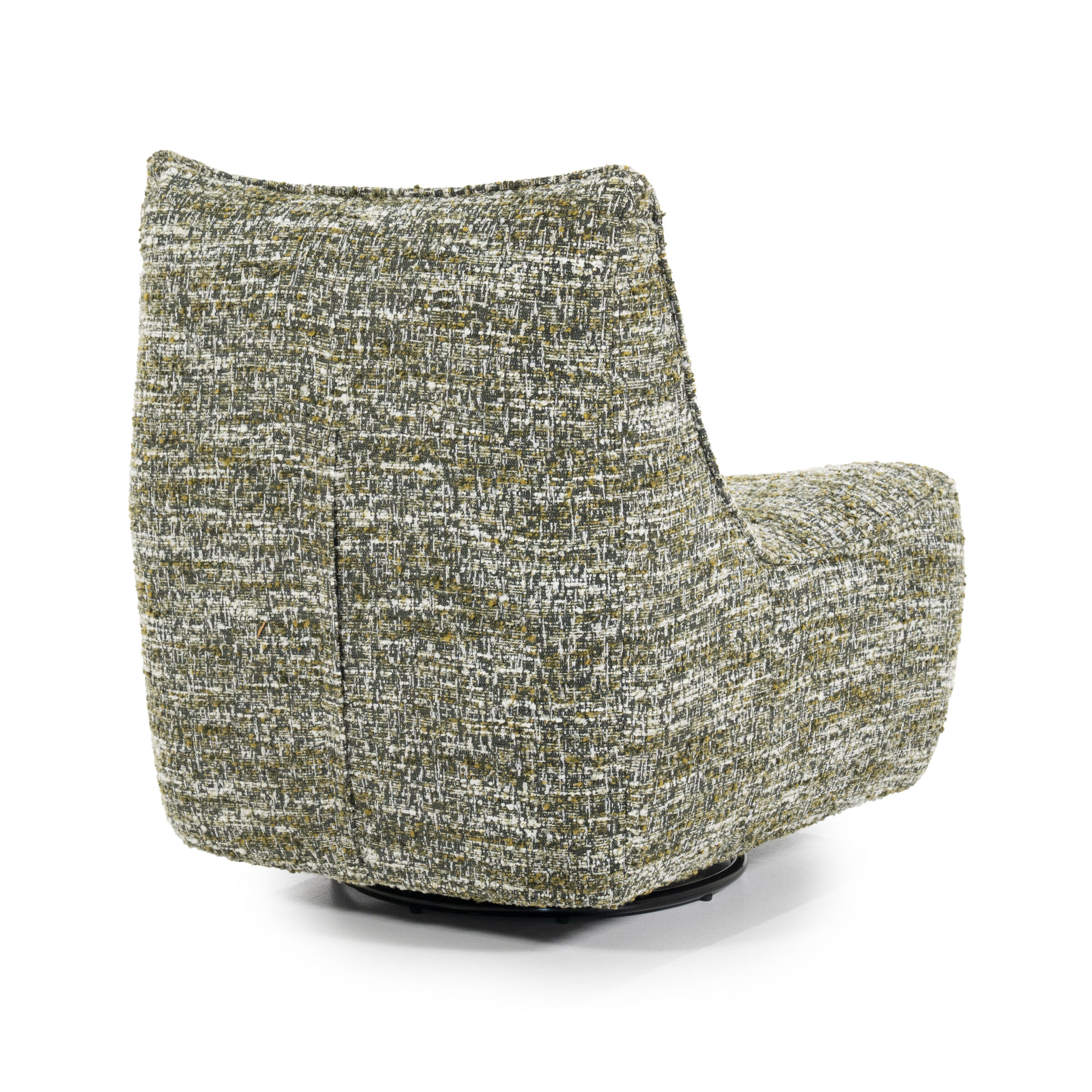 Eleonora Draaifauteuil 'Loys' Chenille, kleur Groen