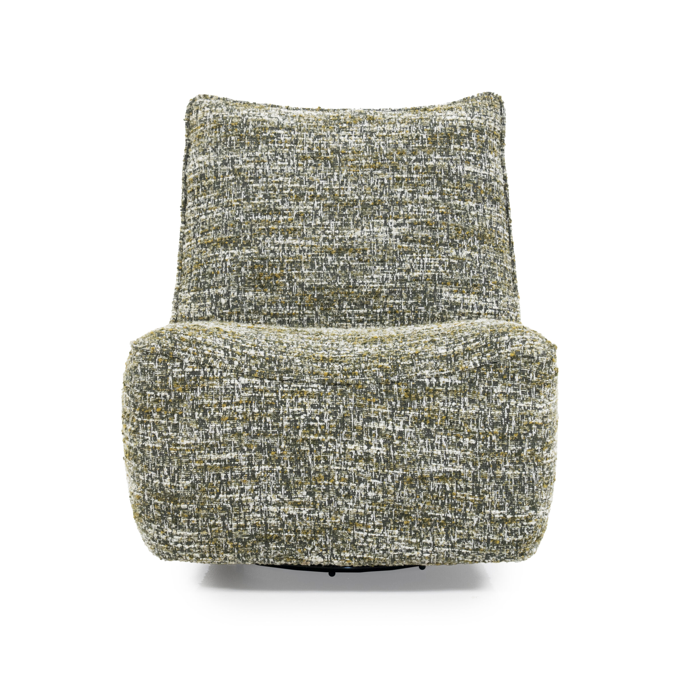 Eleonora Draaifauteuil 'Loys' Chenille, kleur Groen