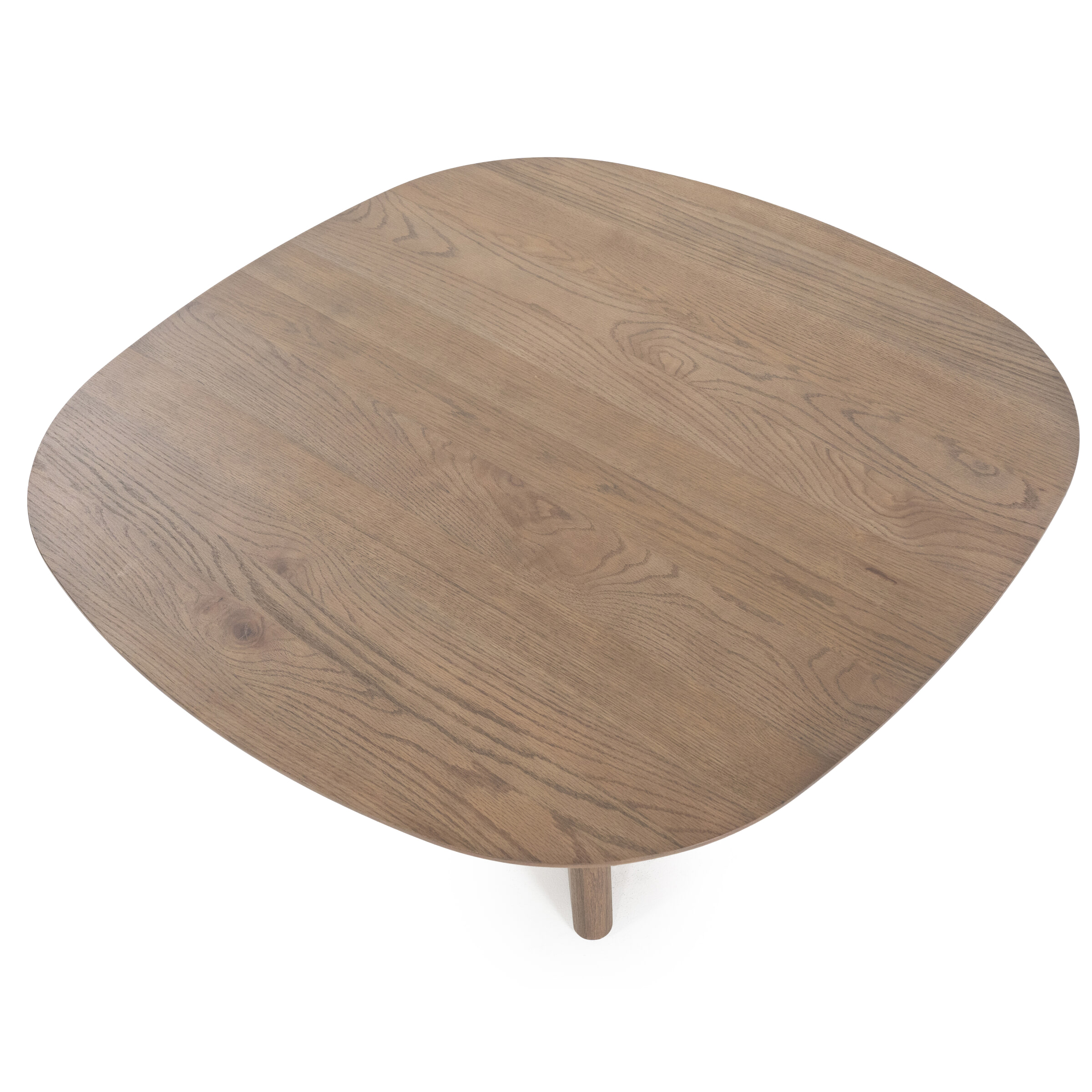 Eleonora Salontafel 'Stef' Eiken, 100 x 100cm, kleur Bruin