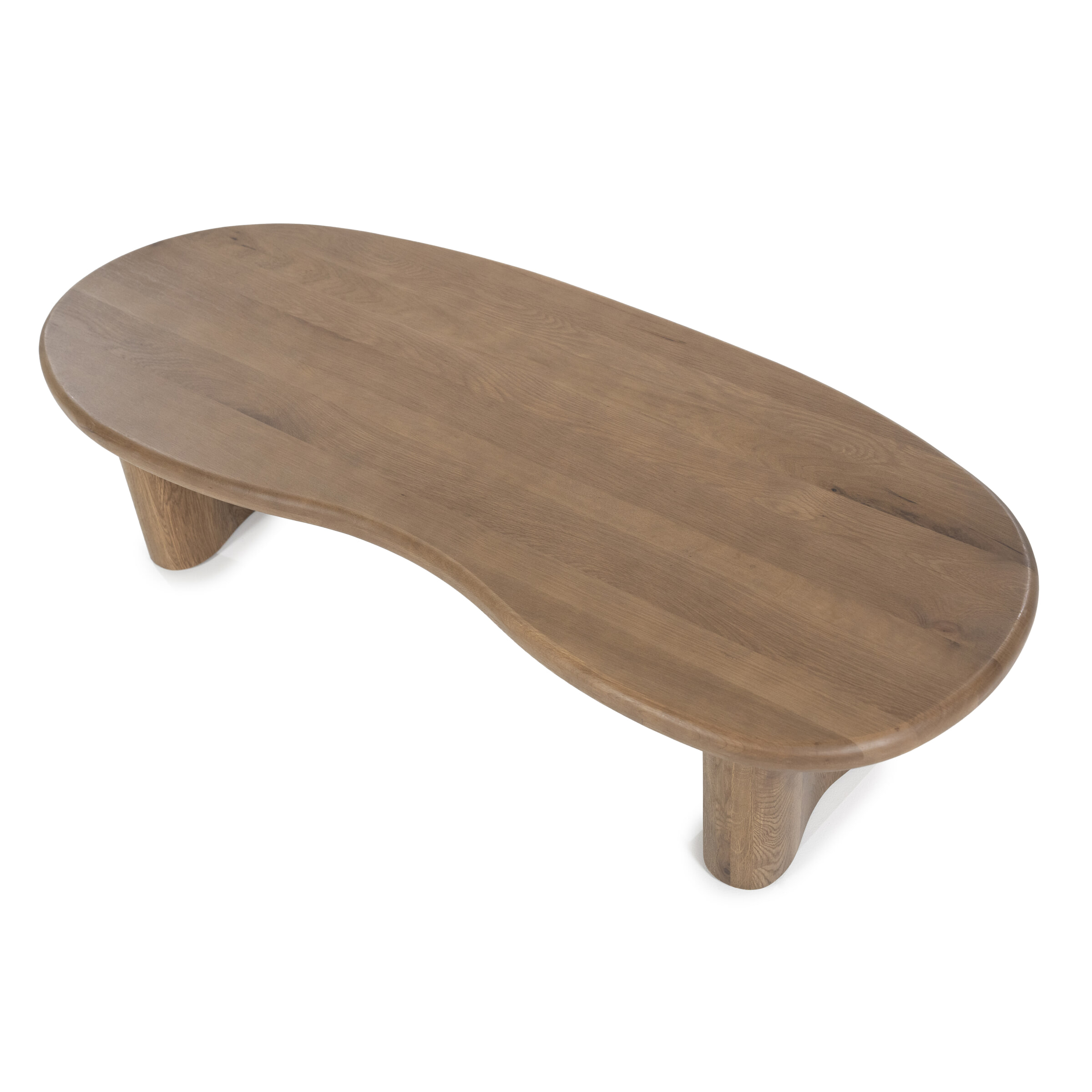 Eleonora Organische Salontafel 'Josh' Eiken, 140 x 60cm, kleur Bruin