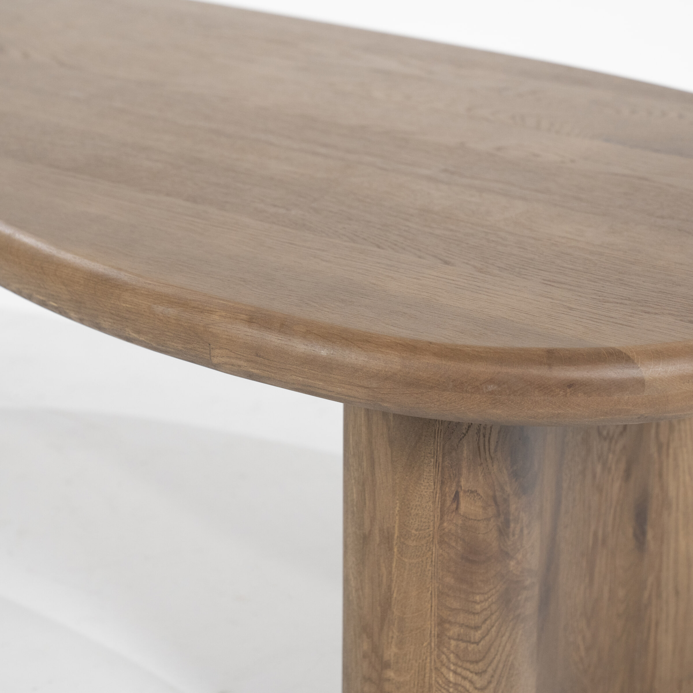 Eleonora Organische Salontafel 'Josh' Eiken, 140 x 60cm, kleur Bruin